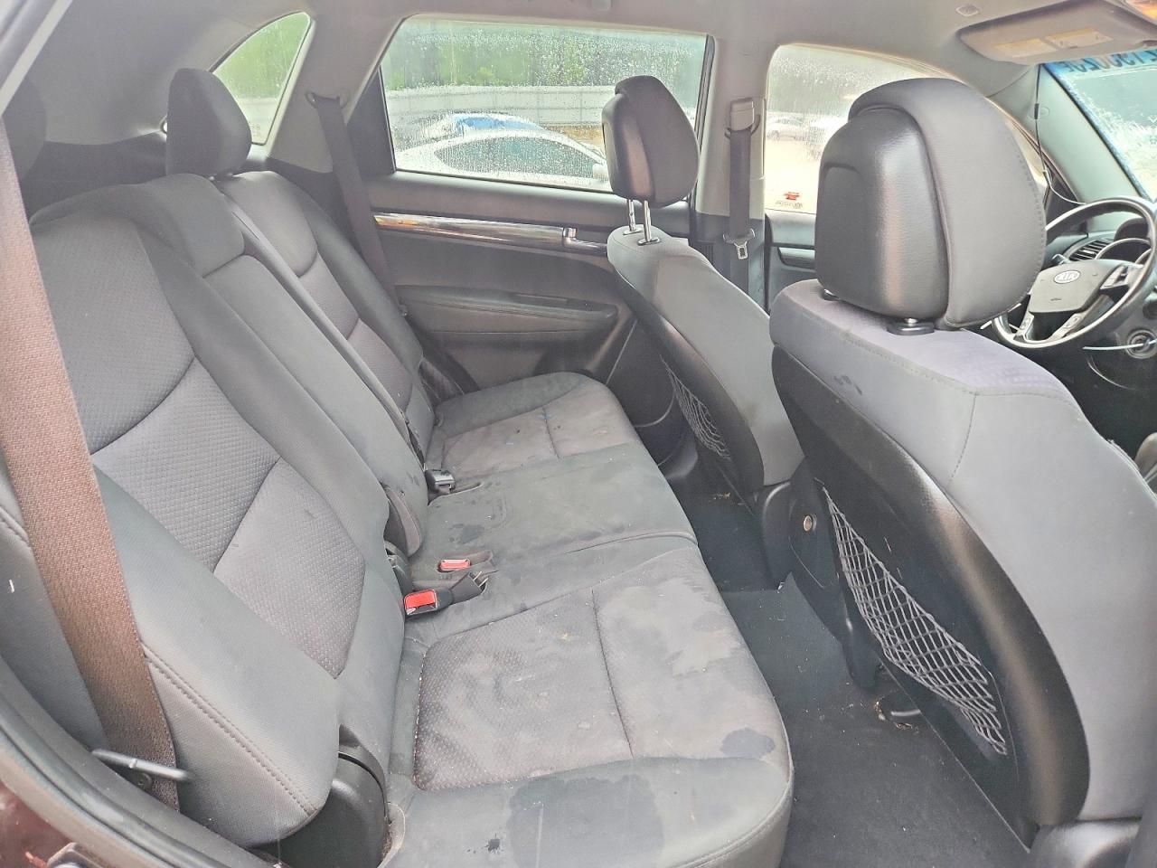 2012 Kia Sorento Lx Burgundy vin: 5XYKT3A18CG232336