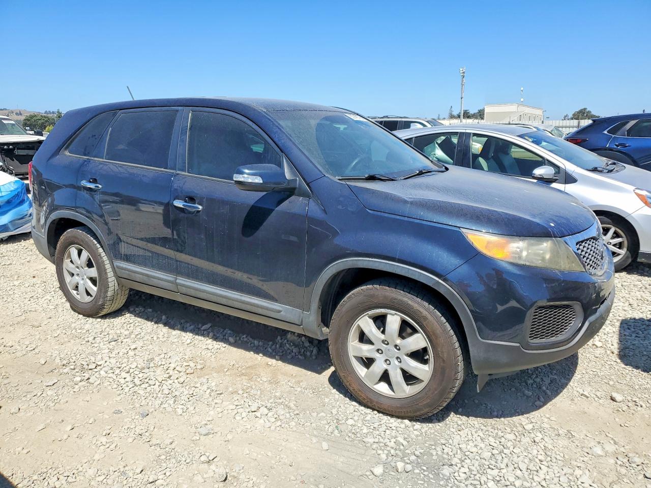 2012 Kia Sorento Lx Black vin: 5XYKT3A18CG241263