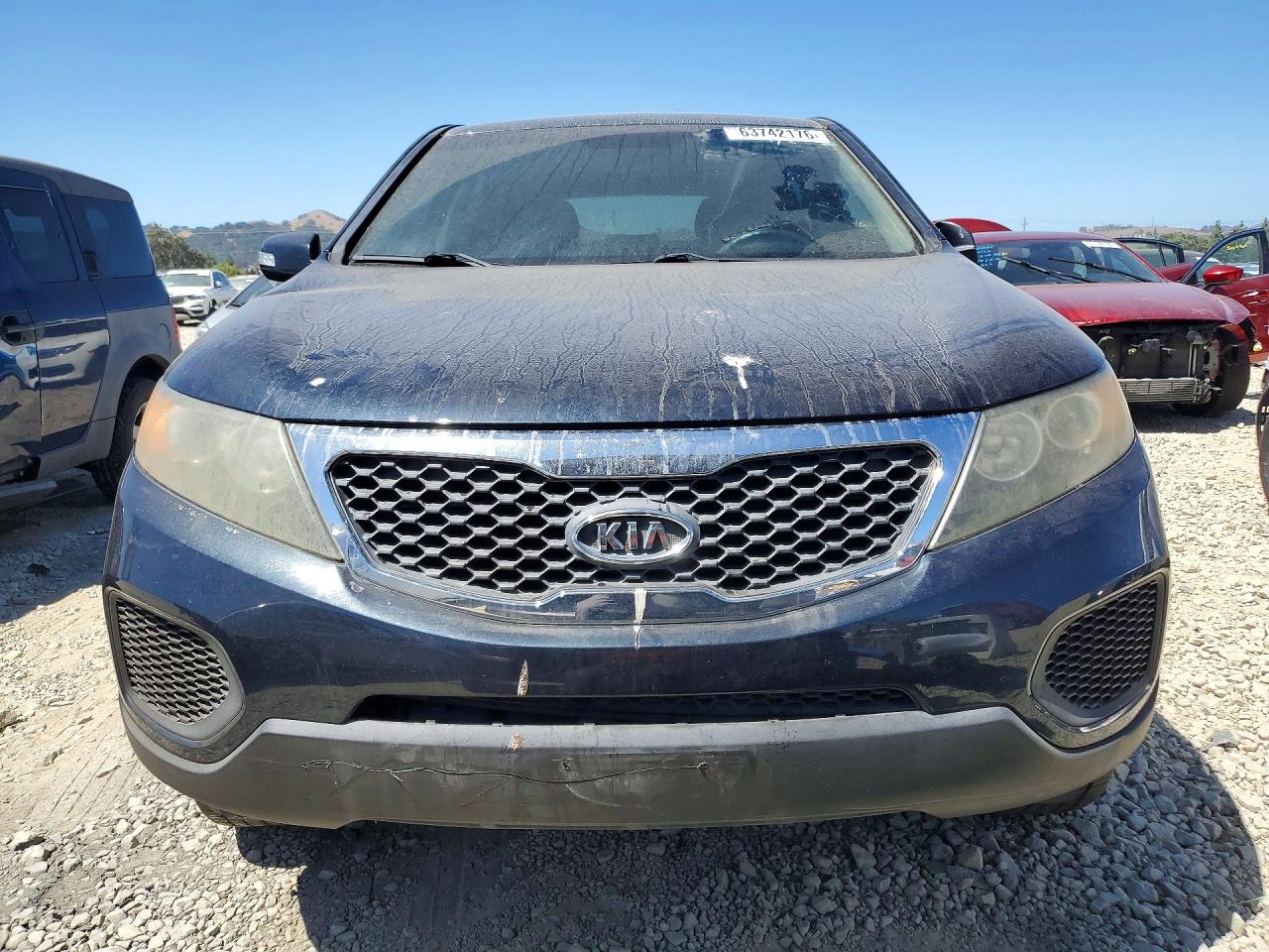 2012 Kia Sorento Lx Black vin: 5XYKT3A18CG241263