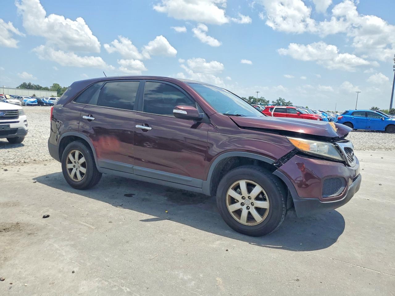 2012 Kia Sorento Lx Фиолетовый vin: 5XYKT3A18CG258855