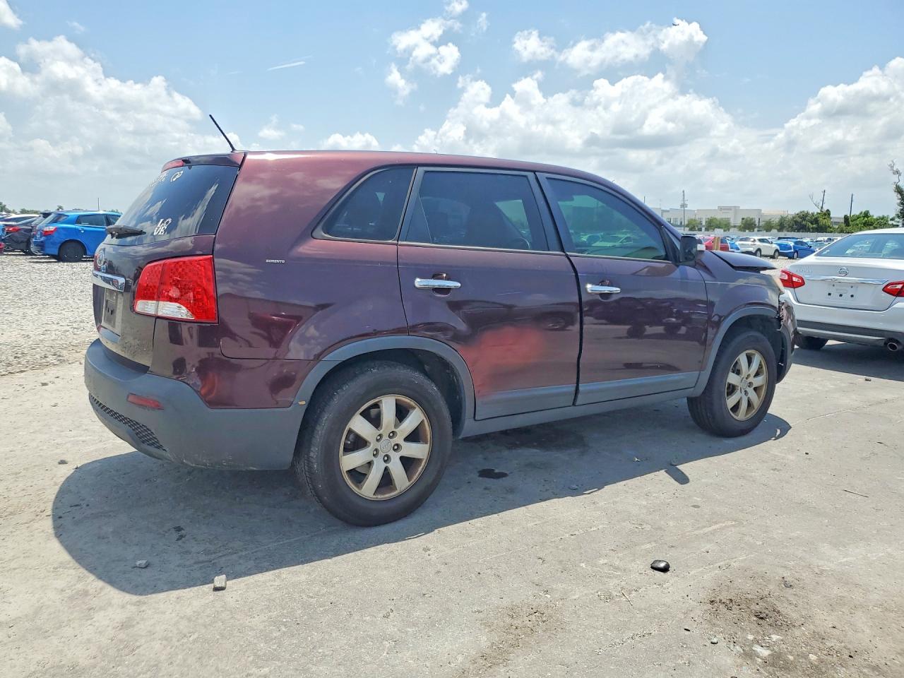 2012 Kia Sorento Lx Фиолетовый vin: 5XYKT3A18CG258855