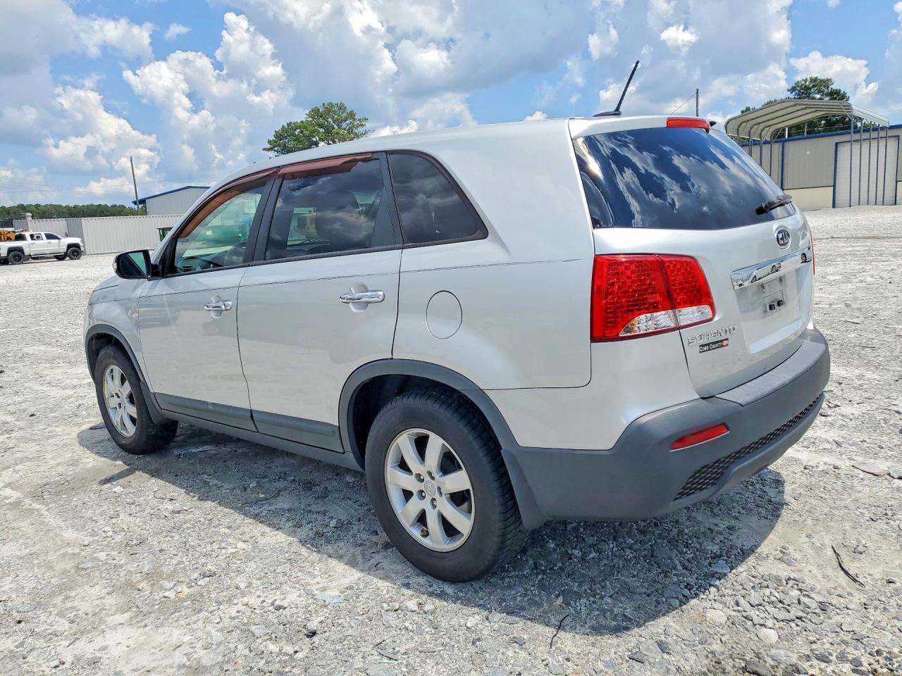 2013 Kia Sorento Lx Silver vin: 5XYKT3A18DG378303