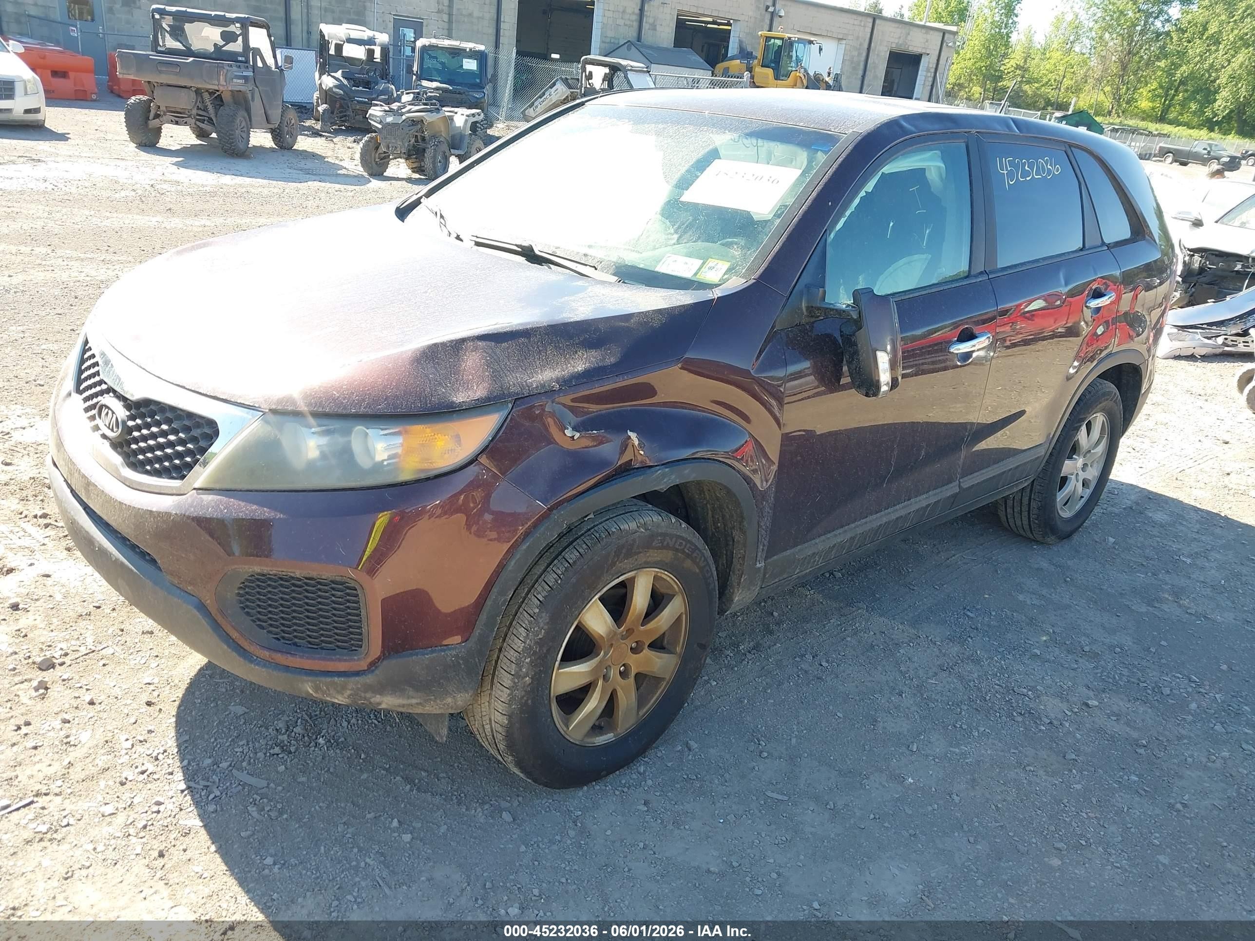 2011 Kia Sorento Lx Beige vin: 5XYKT3A19BG005090