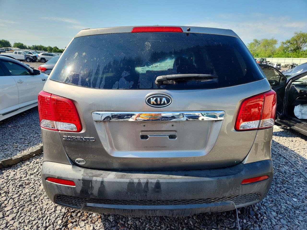 2011 Kia Sorento Lx Gray vin: 5XYKT3A19BG130851