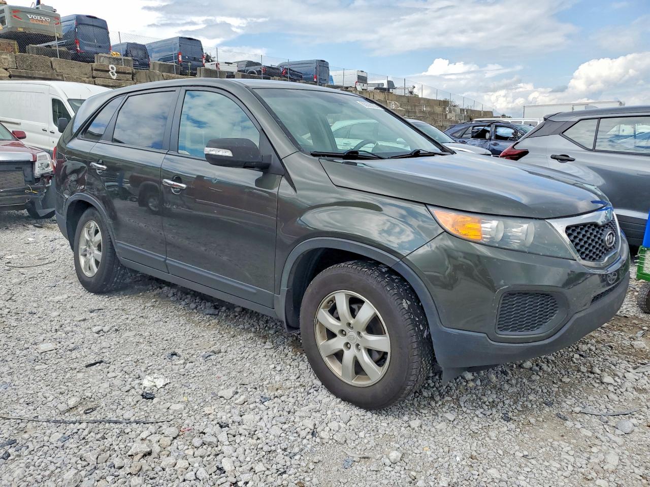 2012 Kia Sorento Lx Green vin: 5XYKT3A19CG191845