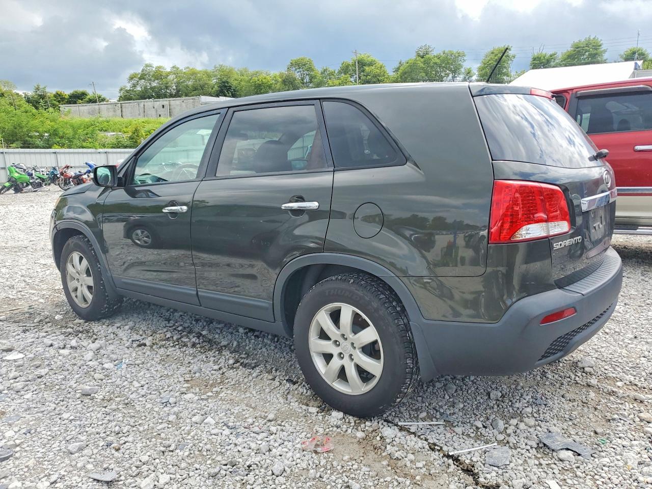 2012 Kia Sorento Lx Green vin: 5XYKT3A19CG191845
