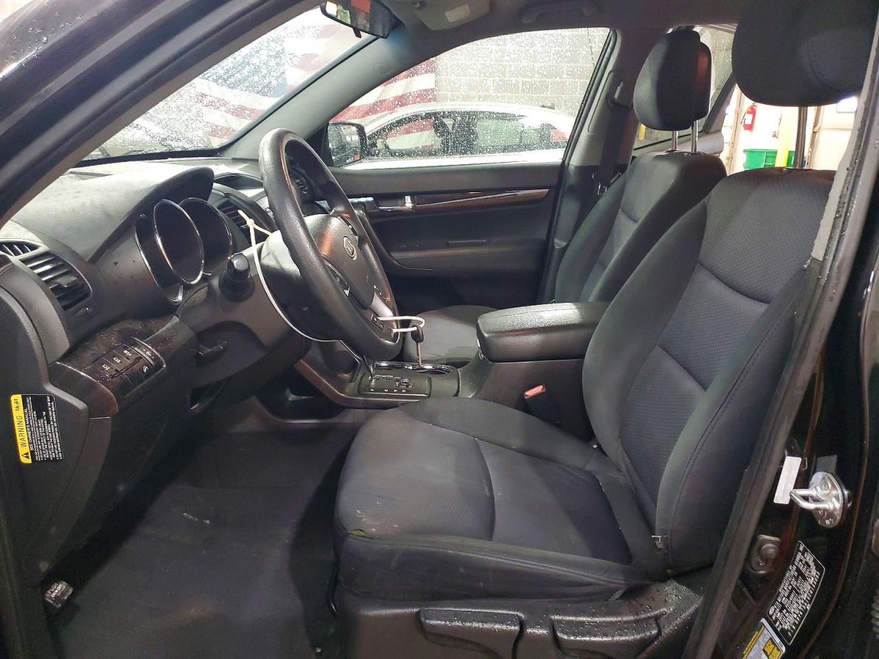 2012 Kia Sorento Lx Black vin: 5XYKT3A19CG193093