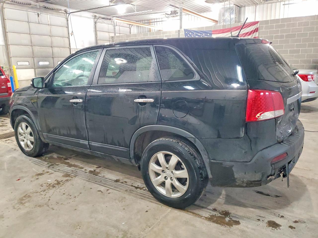 2012 Kia Sorento Lx Black vin: 5XYKT3A19CG193093