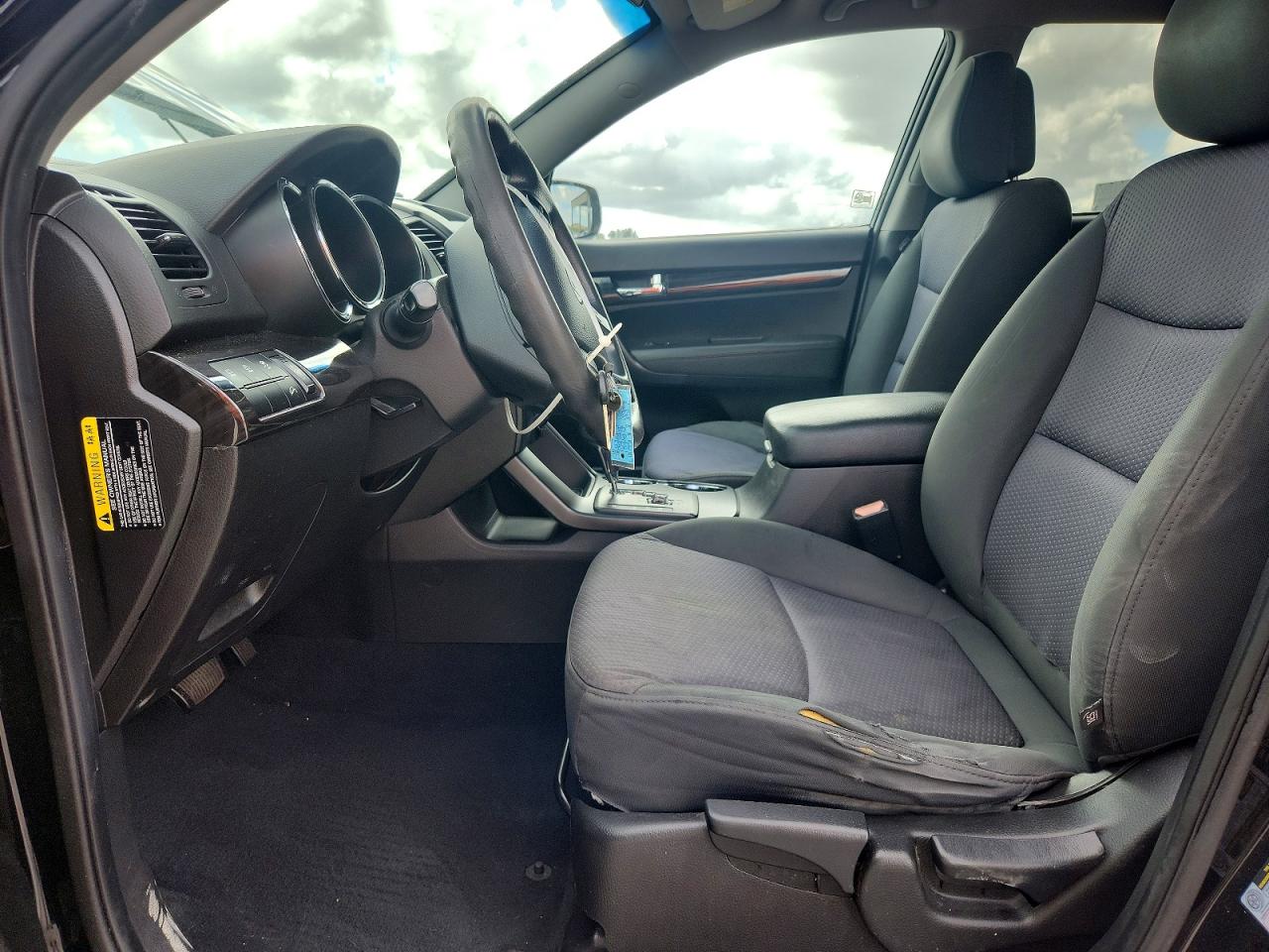 2012 Kia Sorento Lx Black vin: 5XYKT3A19CG233124