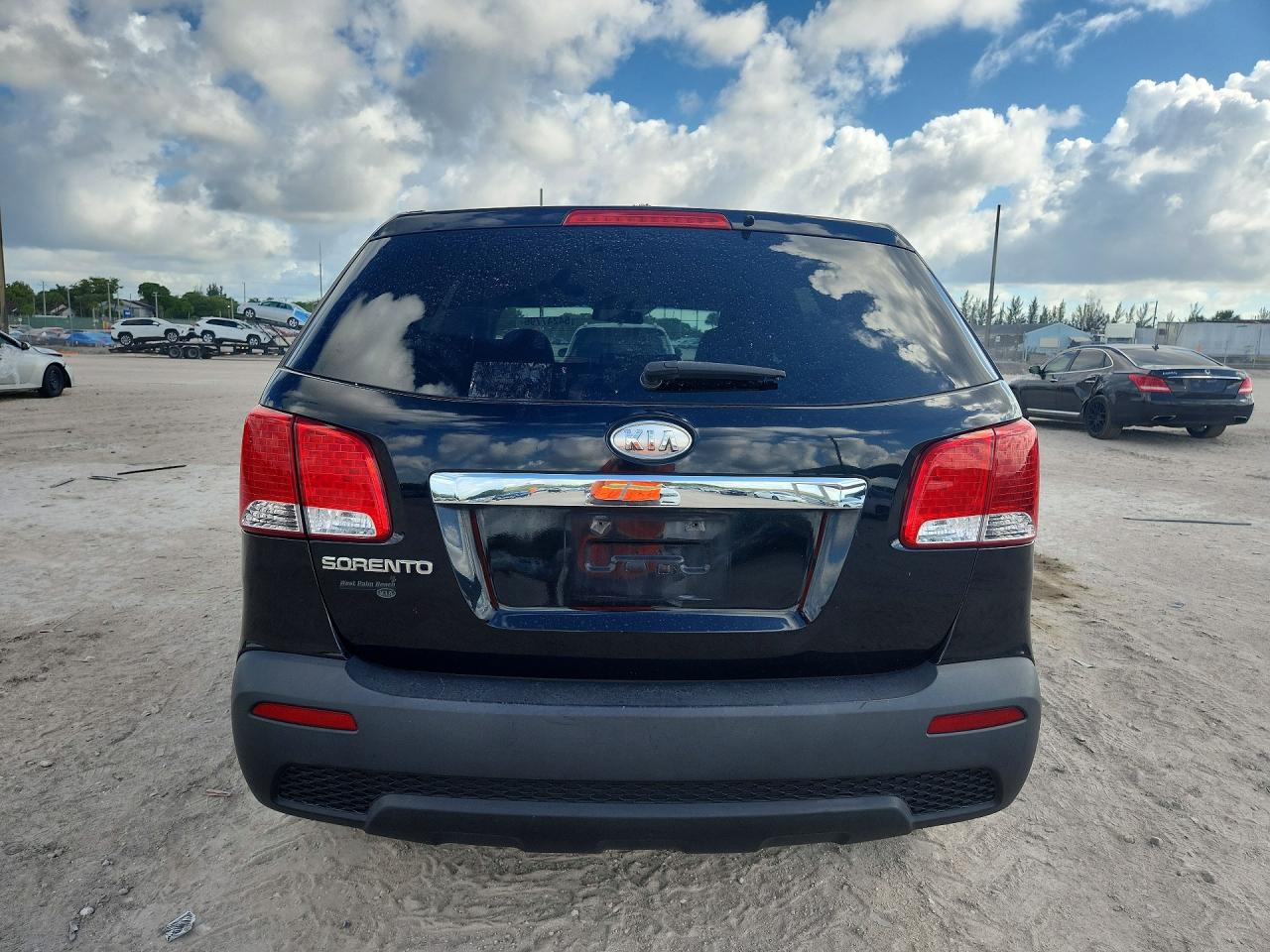 2012 Kia Sorento Lx Black vin: 5XYKT3A19CG233124
