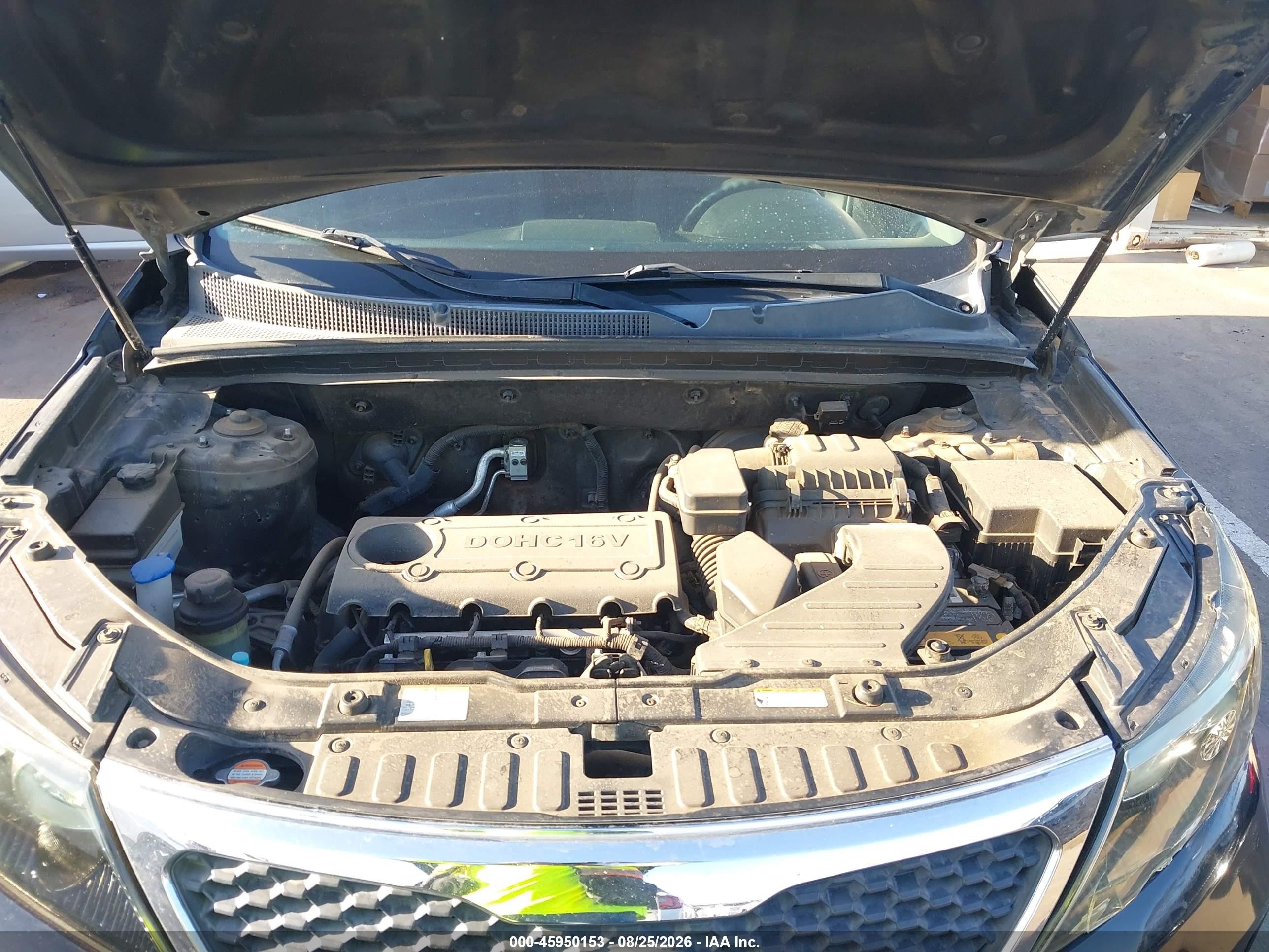 2012 Kia Sorento Lx Черный vin: 5XYKT3A19CG237965