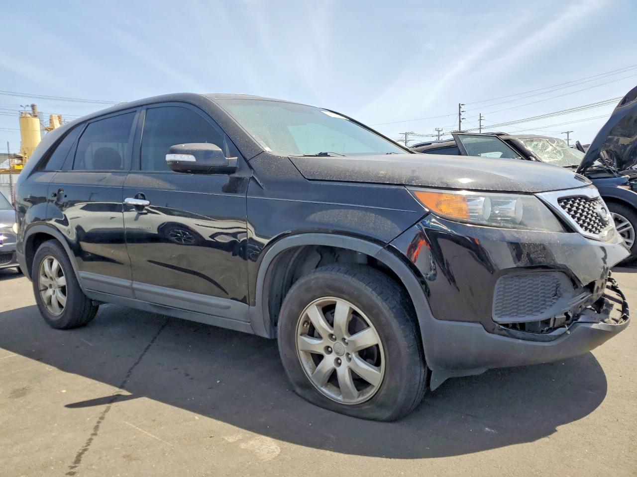 2012 Kia Sorento Lx Black vin: 5XYKT3A19CG303219