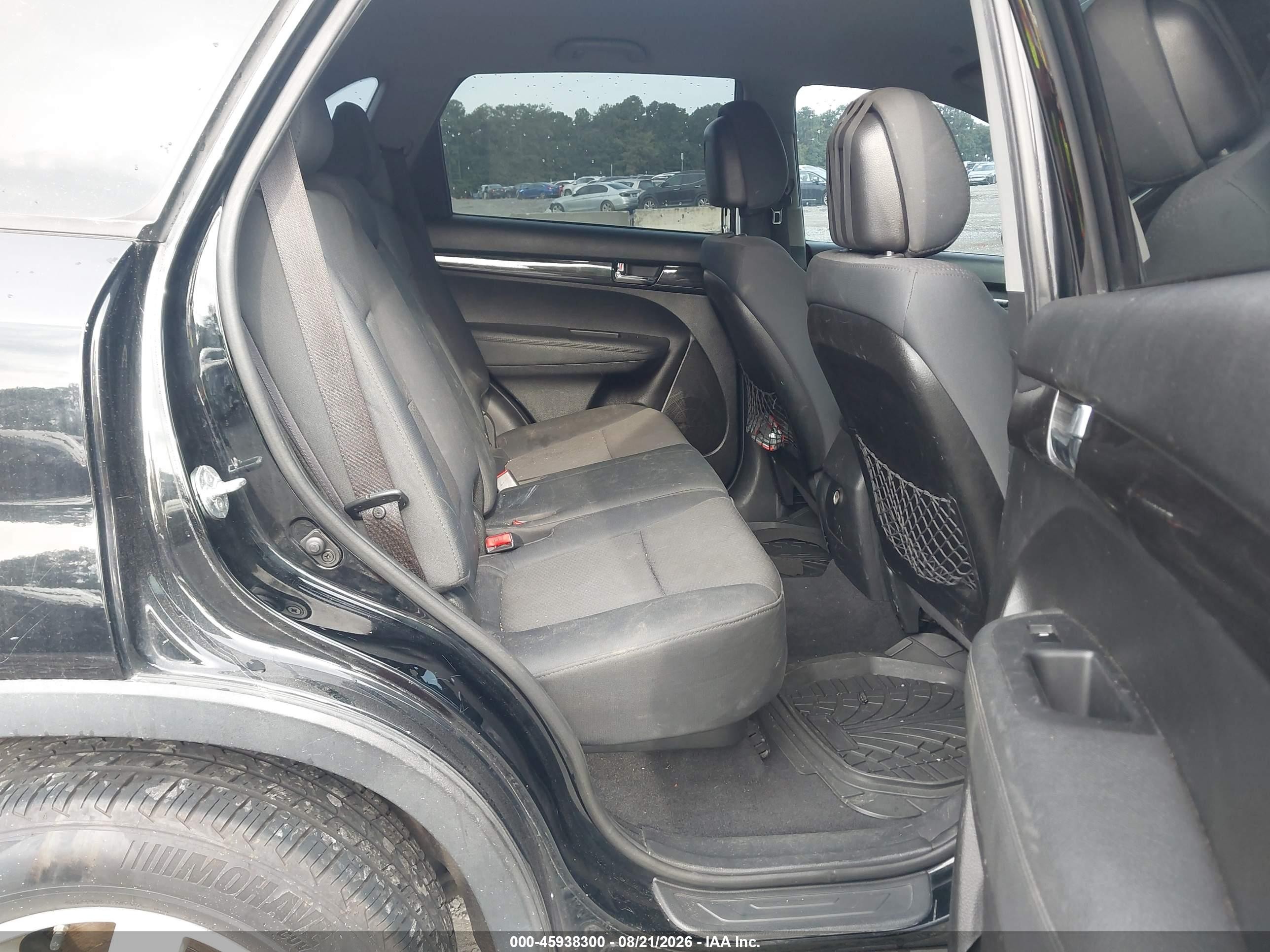 2013 Kia Sorento Lx Black vin: 5XYKT3A19DG322791