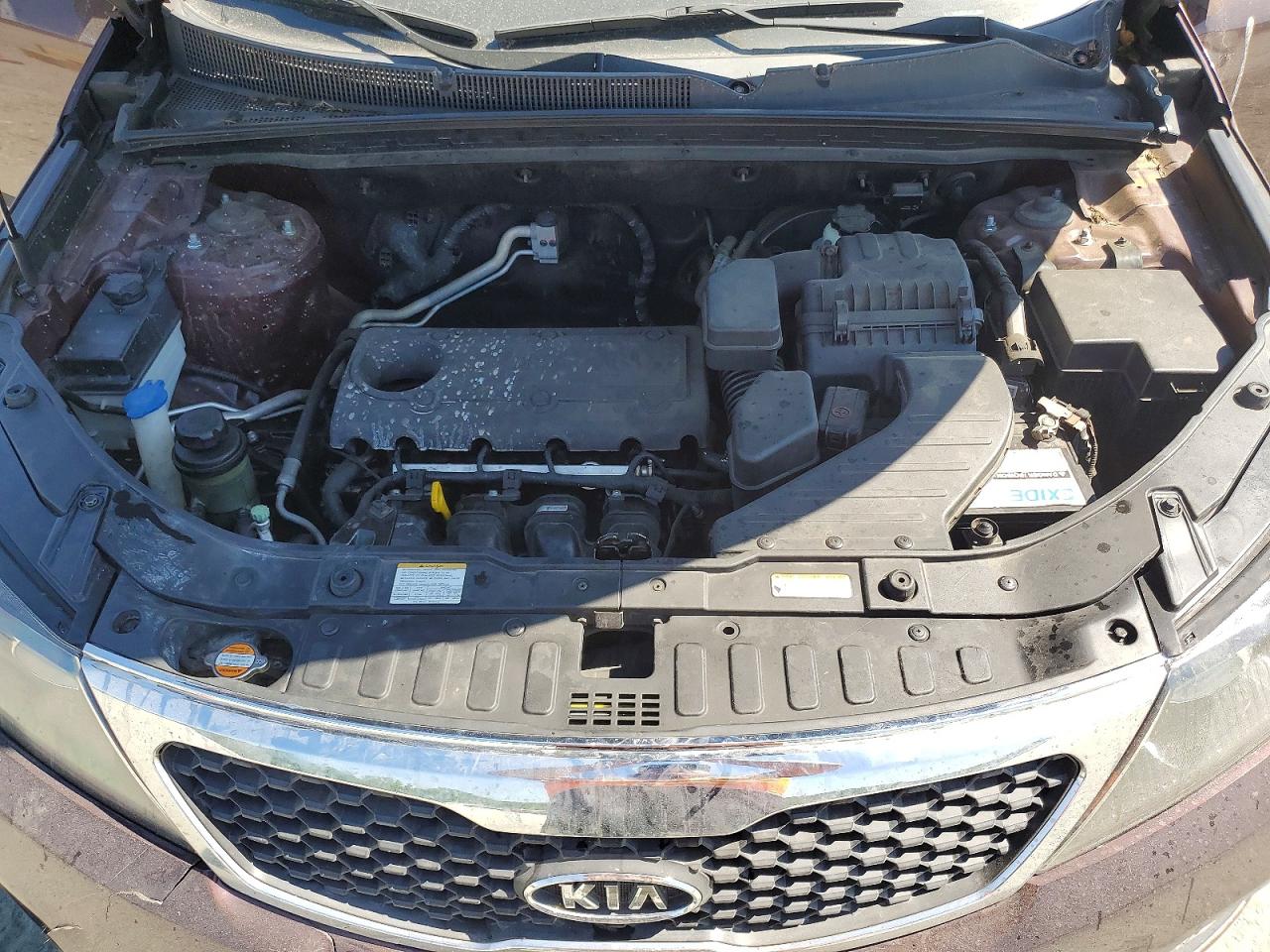 2011 Kia Sorento Lx Burgundy vin: 5XYKT3A1XBG068957