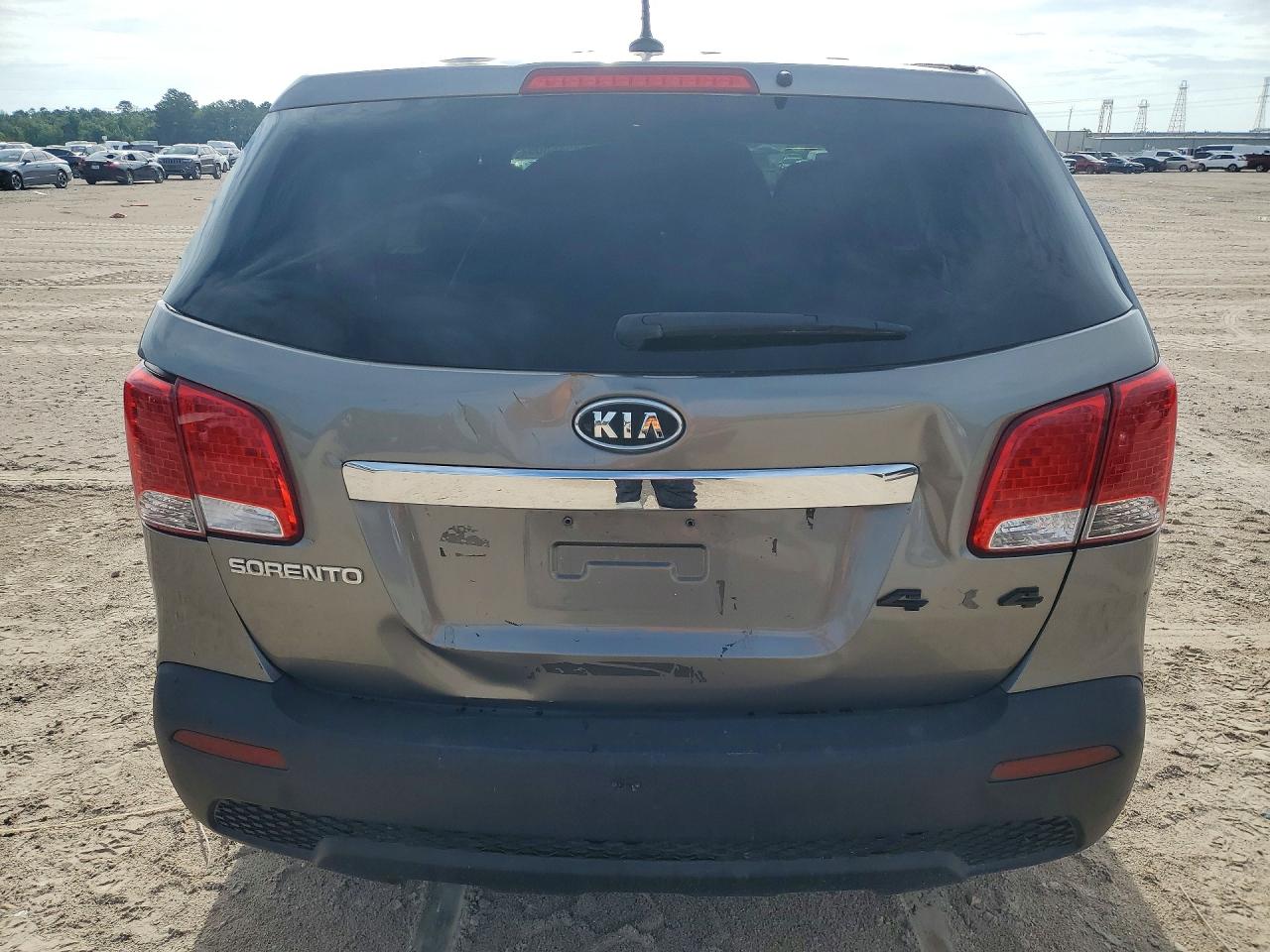 2012 Kia Sorento Lx Gray vin: 5XYKT3A1XCG202108