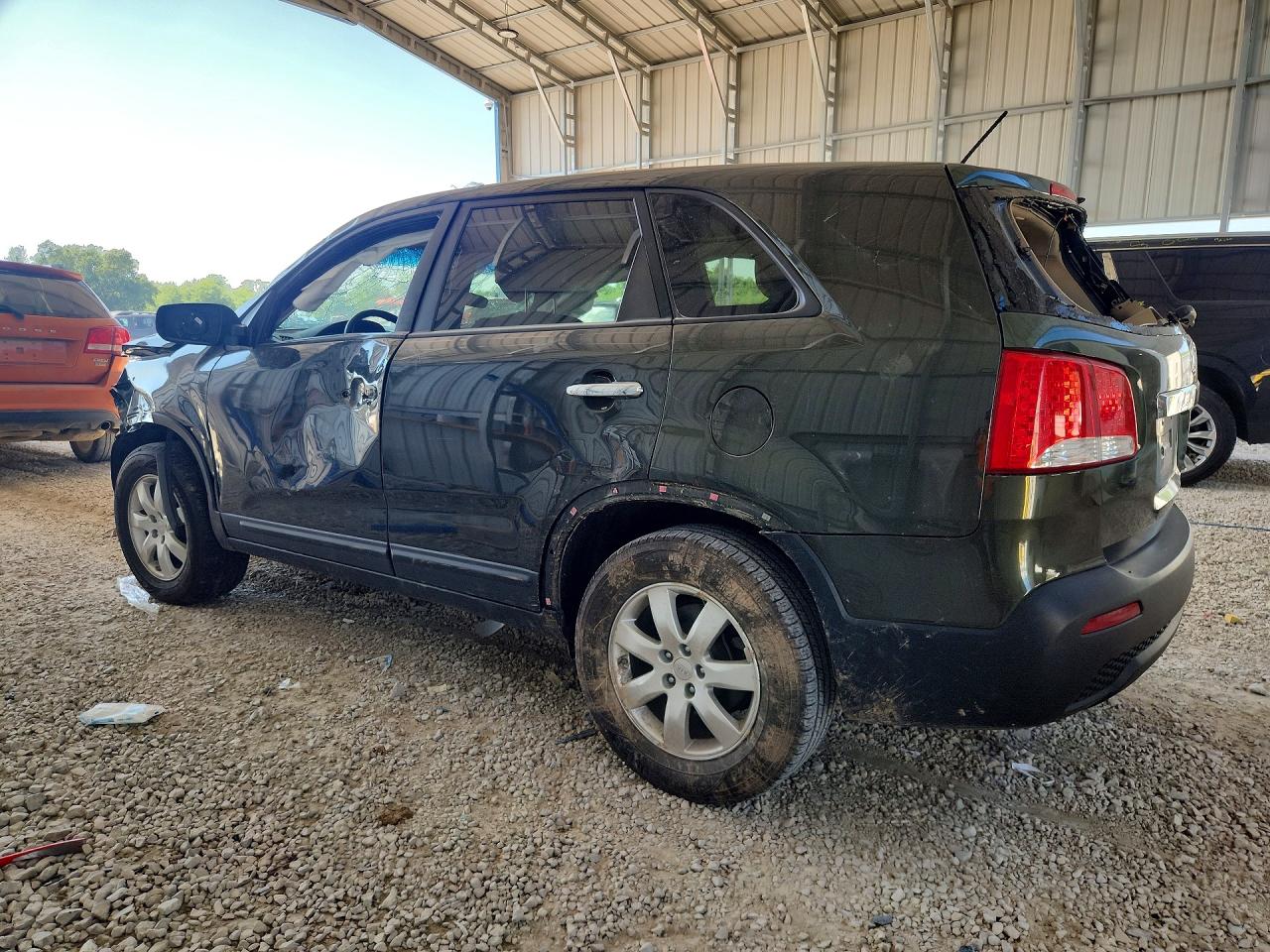 2012 Kia Sorento Lx Green vin: 5XYKT3A1XCG202819