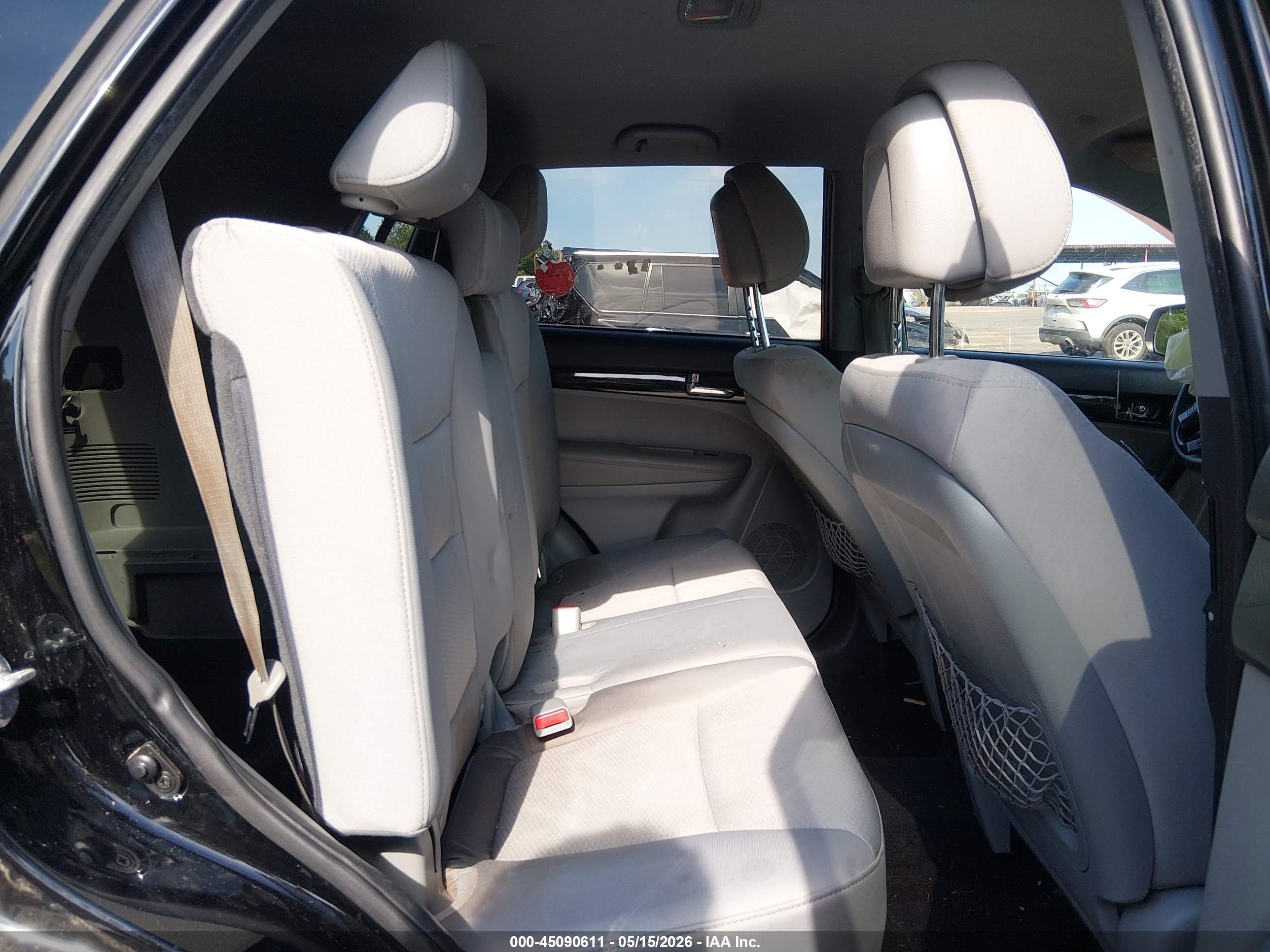 2012 Kia Sorento Lx Черный vin: 5XYKT3A1XCG250806