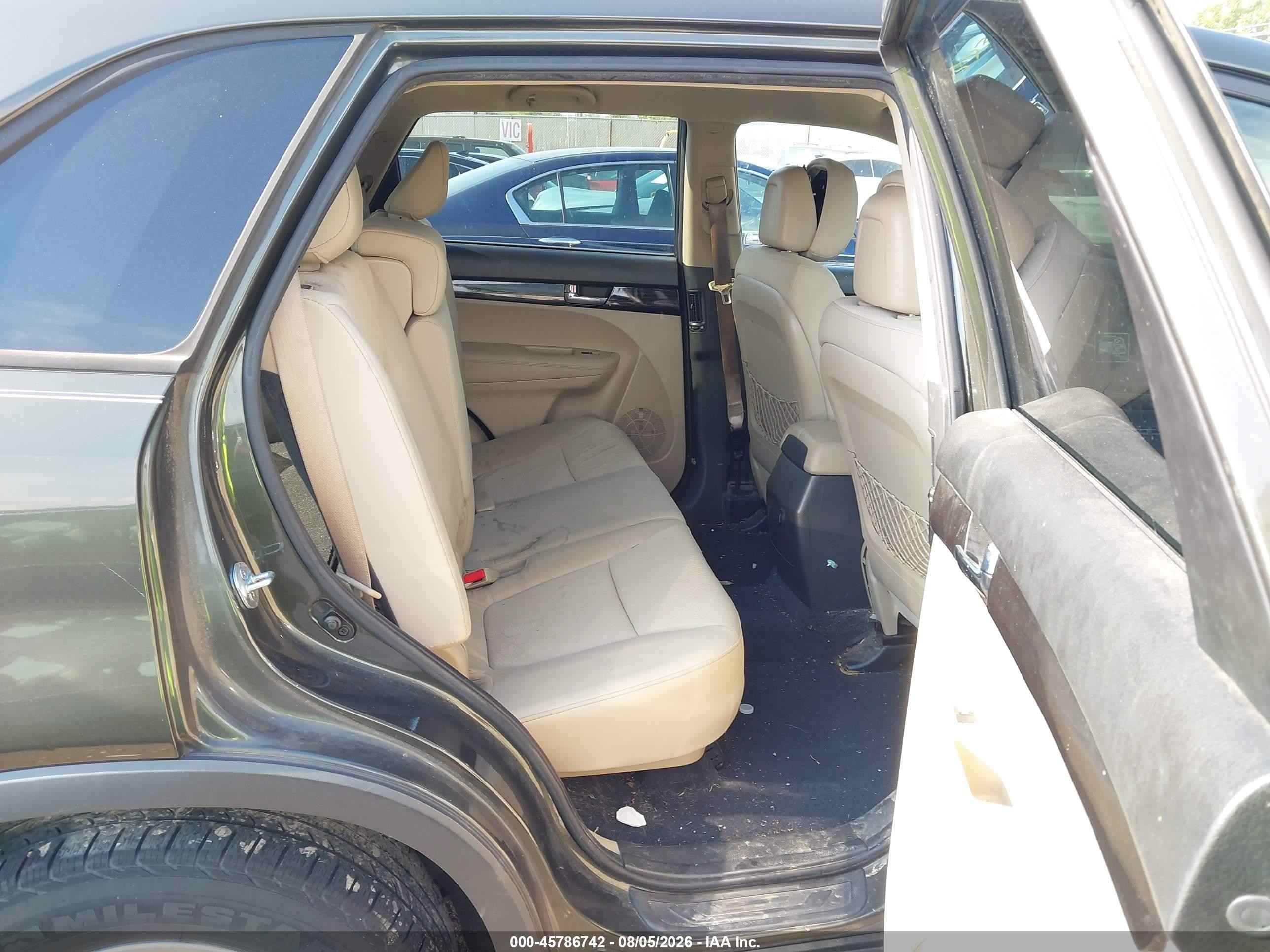 2012 Kia Sorento Lx Зеленый vin: 5XYKT3A1XCG296667