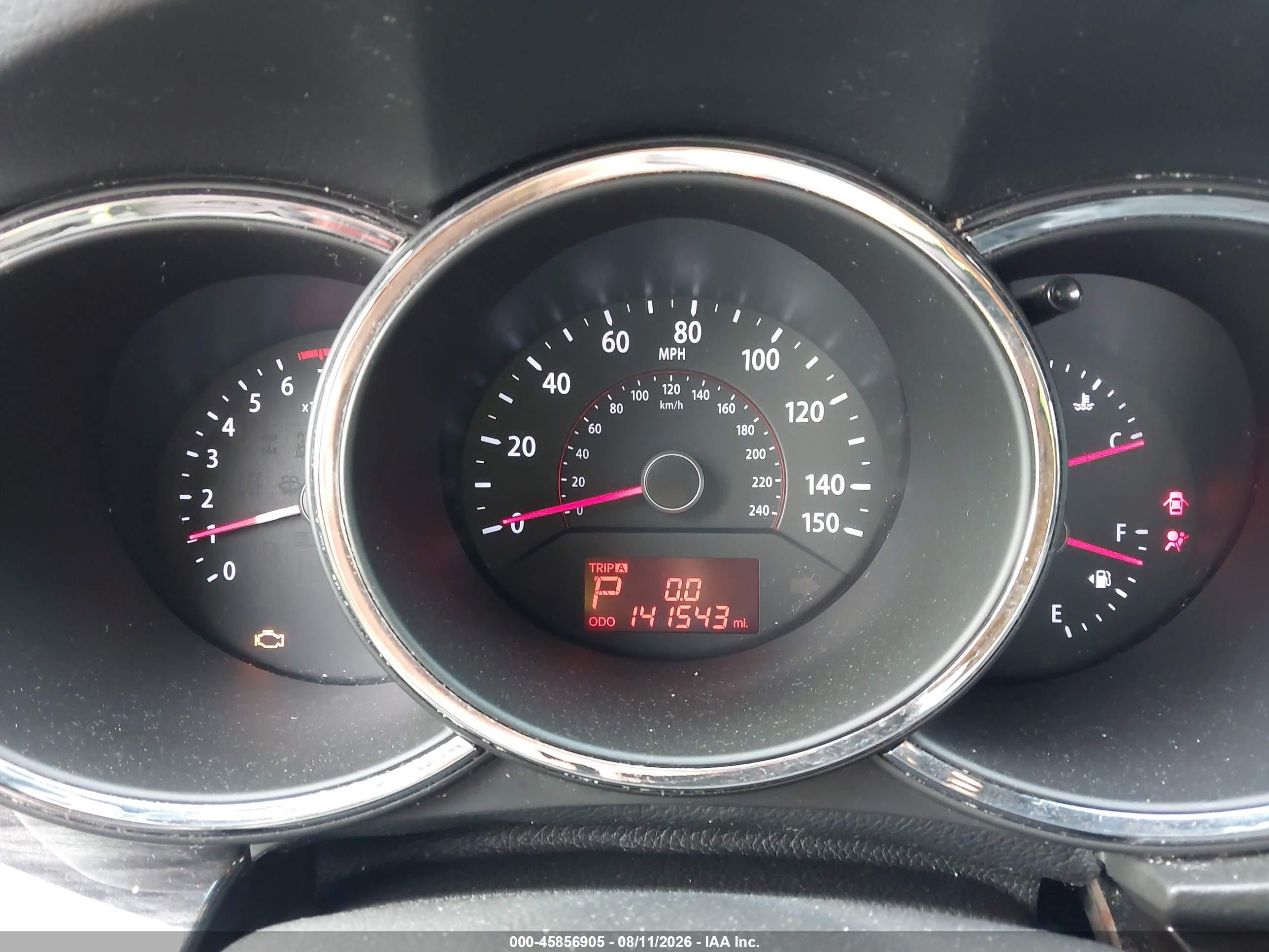 2013 Kia Sorento Lx Серый vin: 5XYKT3A1XDG317096