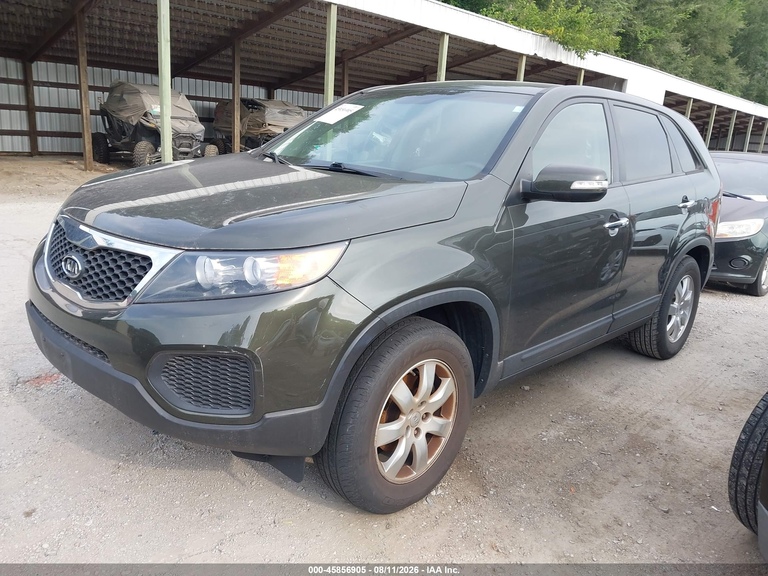 2013 Kia Sorento Lx Серый vin: 5XYKT3A1XDG317096