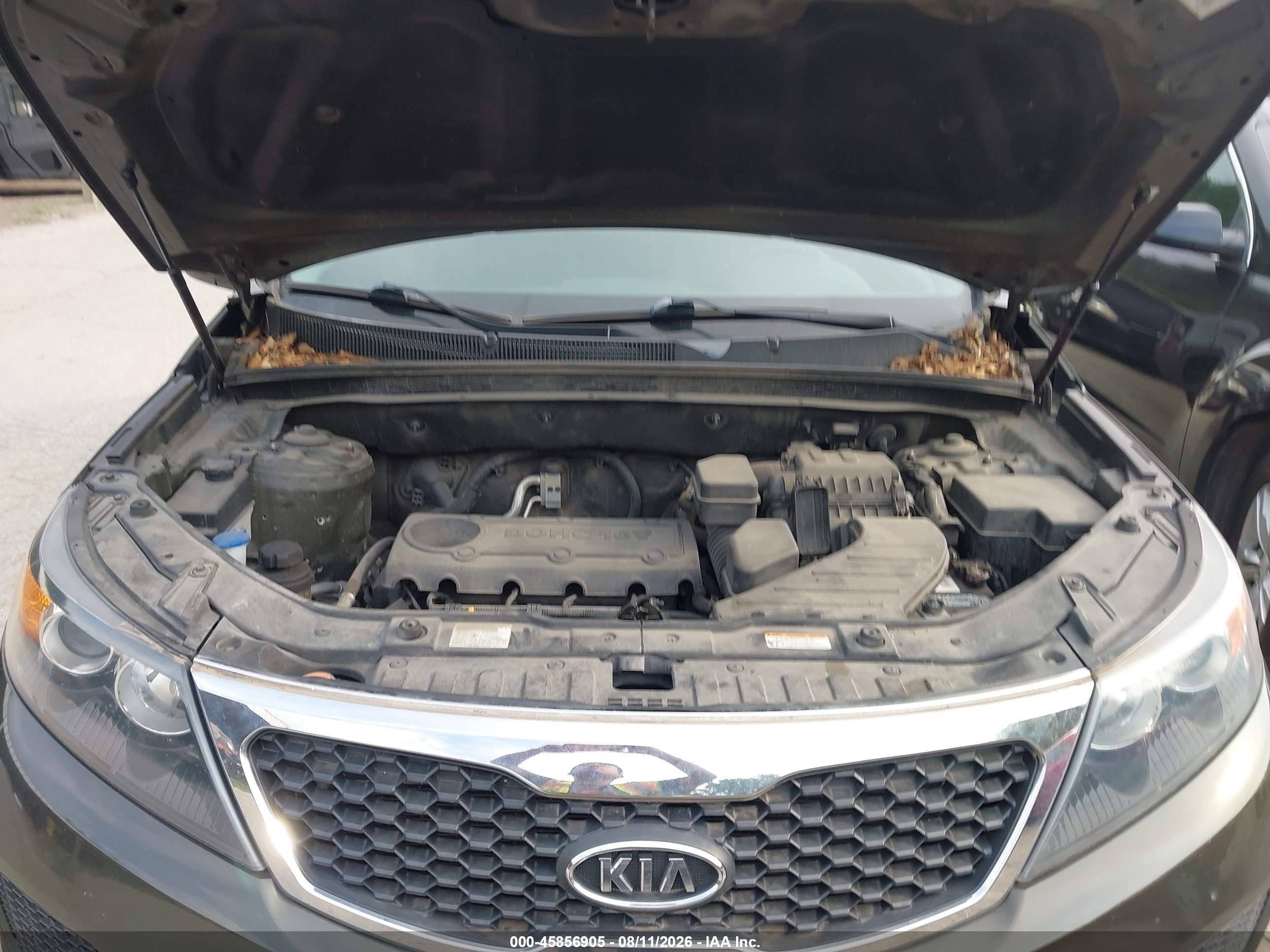 2013 Kia Sorento Lx Серый vin: 5XYKT3A1XDG317096