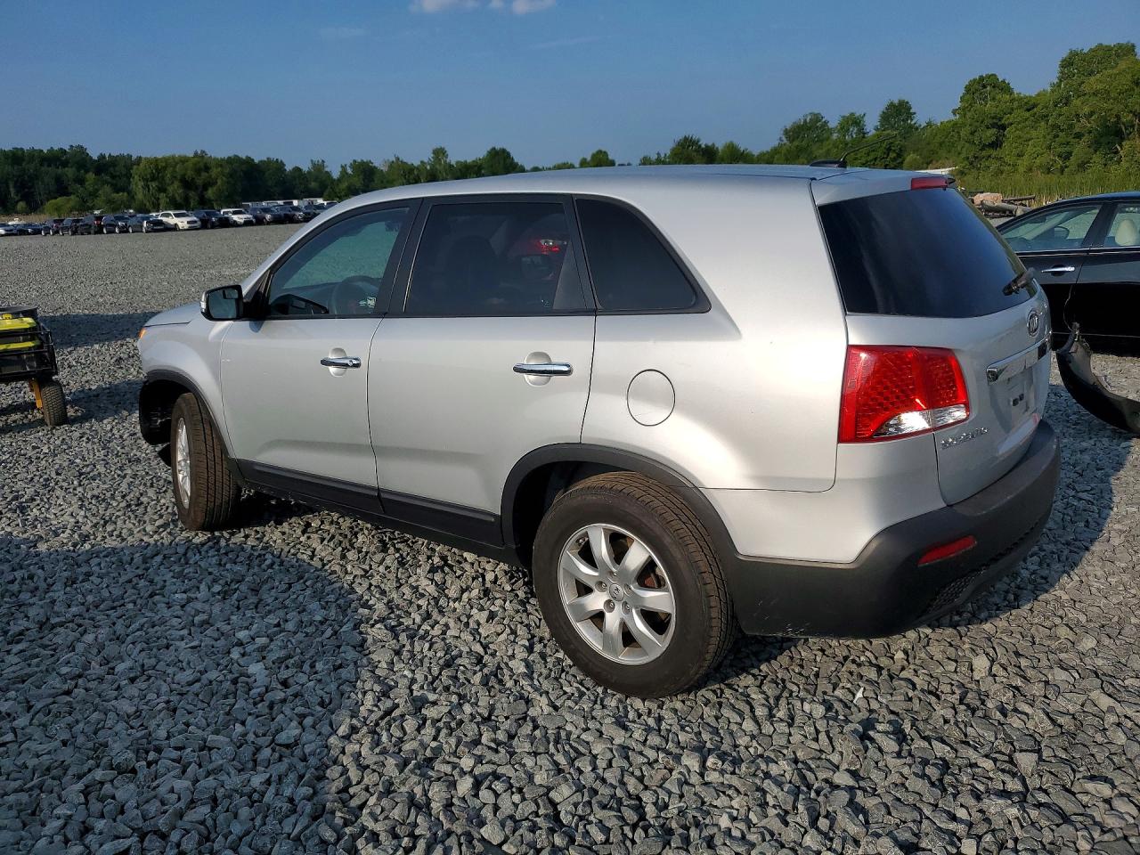 2013 Kia Sorento Lx Silver vin: 5XYKT3A1XDG359512