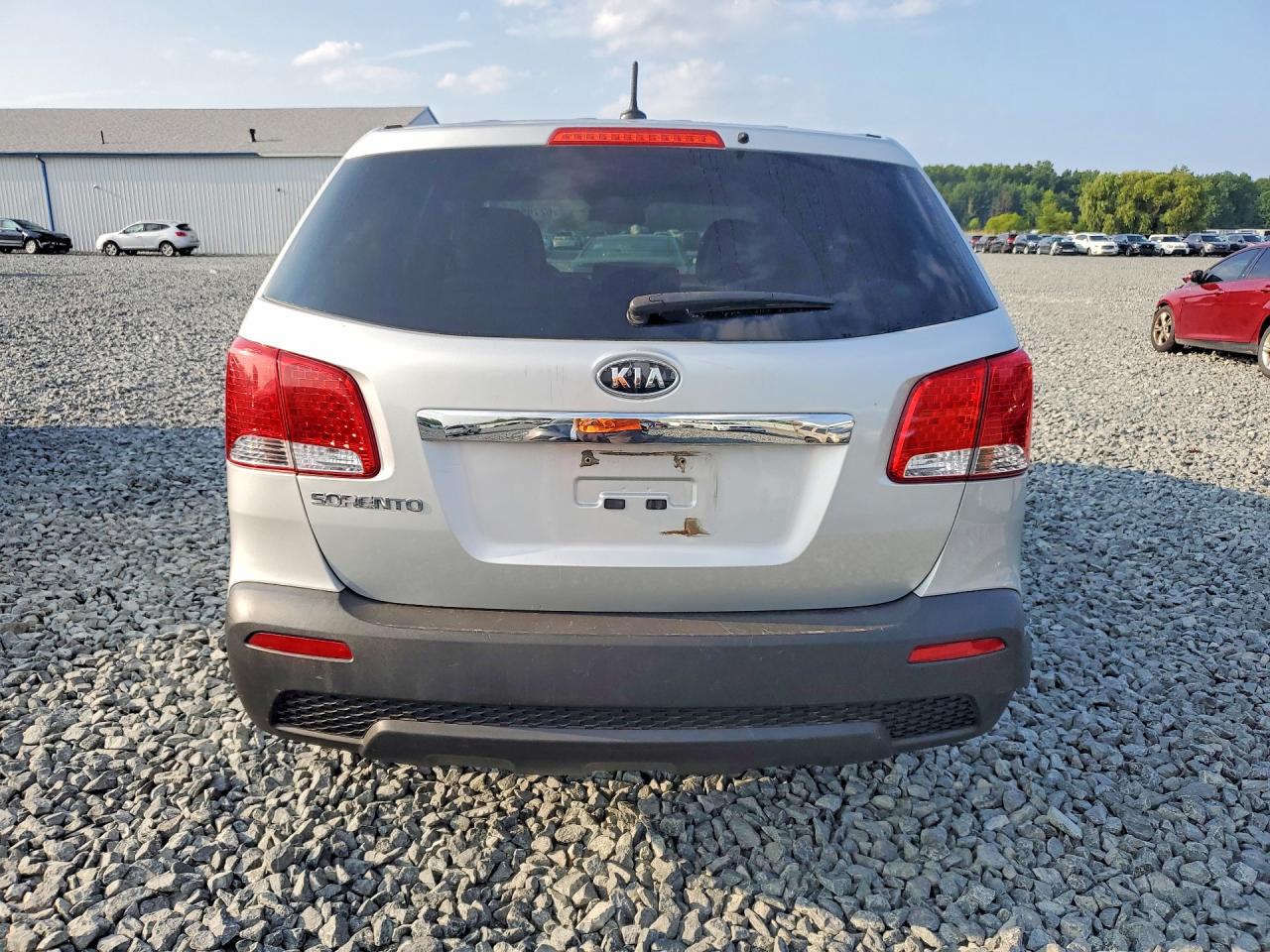 2013 Kia Sorento Lx Silver vin: 5XYKT3A1XDG359512