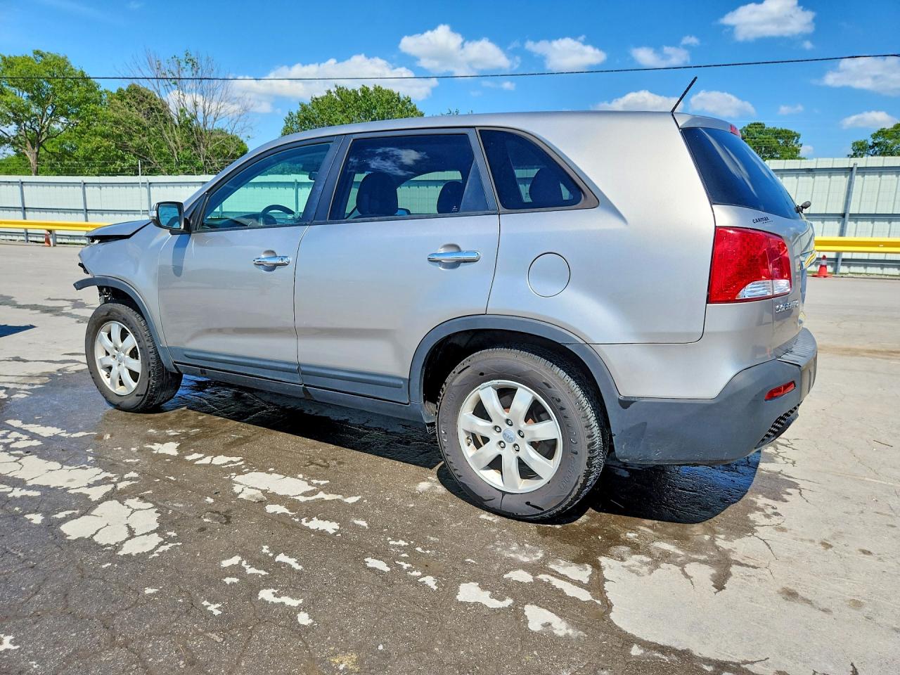 2013 Kia Sorento Lx Gray vin: 5XYKT3A1XDG378626