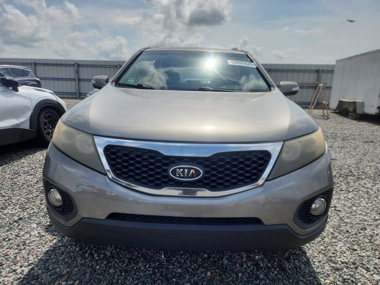 2012 Kia Sorento Lx Gray vin: 5XYKT3A60CG188313