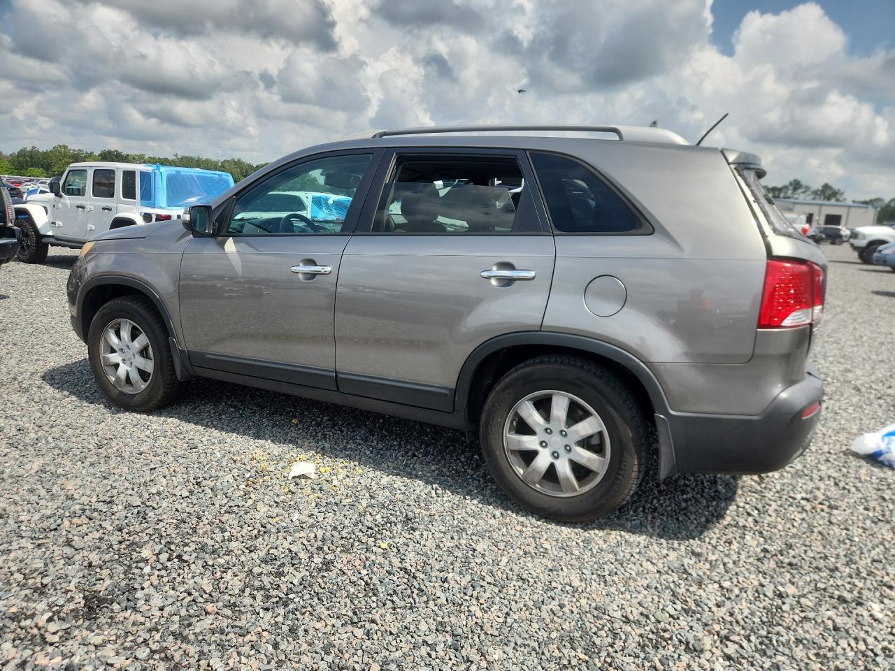 2012 Kia Sorento Lx Gray vin: 5XYKT3A60CG188313