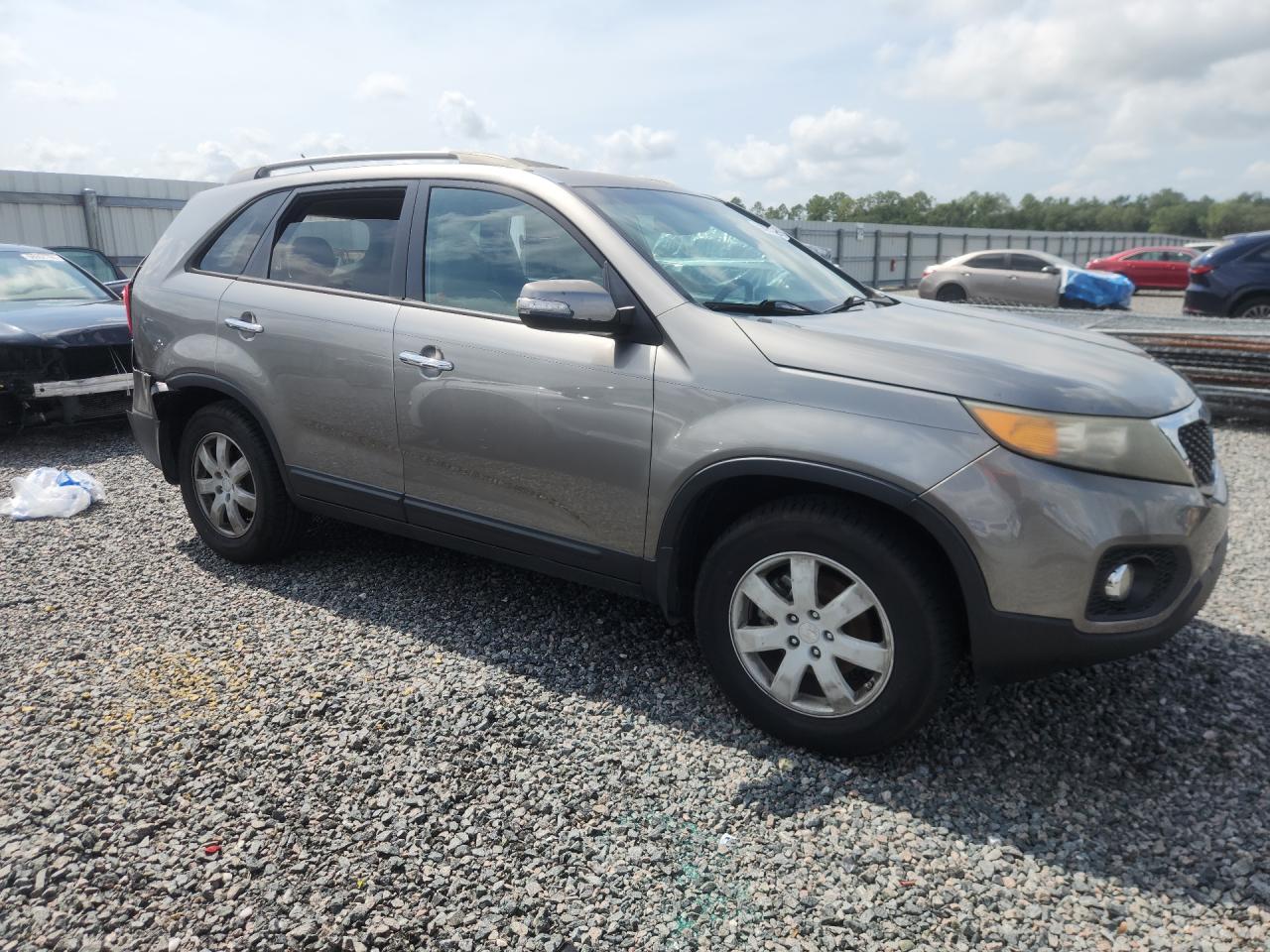 2012 Kia Sorento Lx Gray vin: 5XYKT3A60CG188313