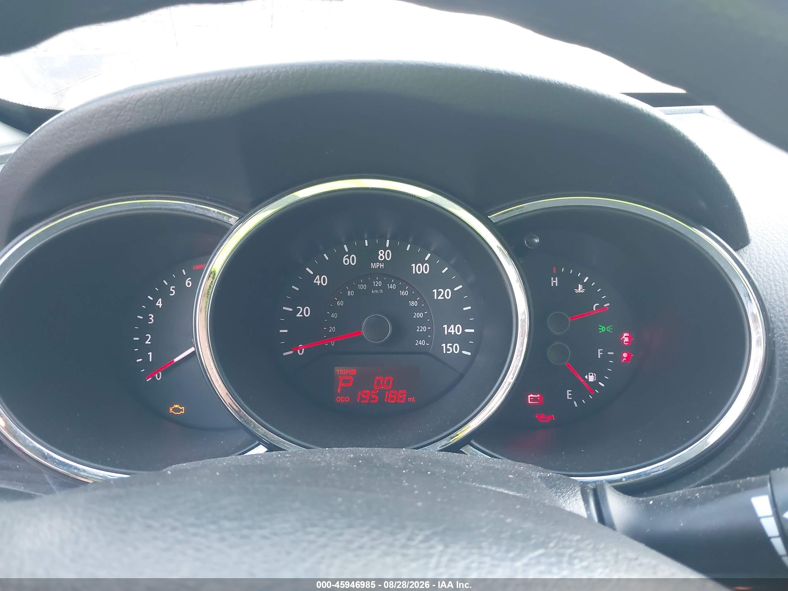 2012 Kia Sorento Lx Purple vin: 5XYKT3A60CG223223