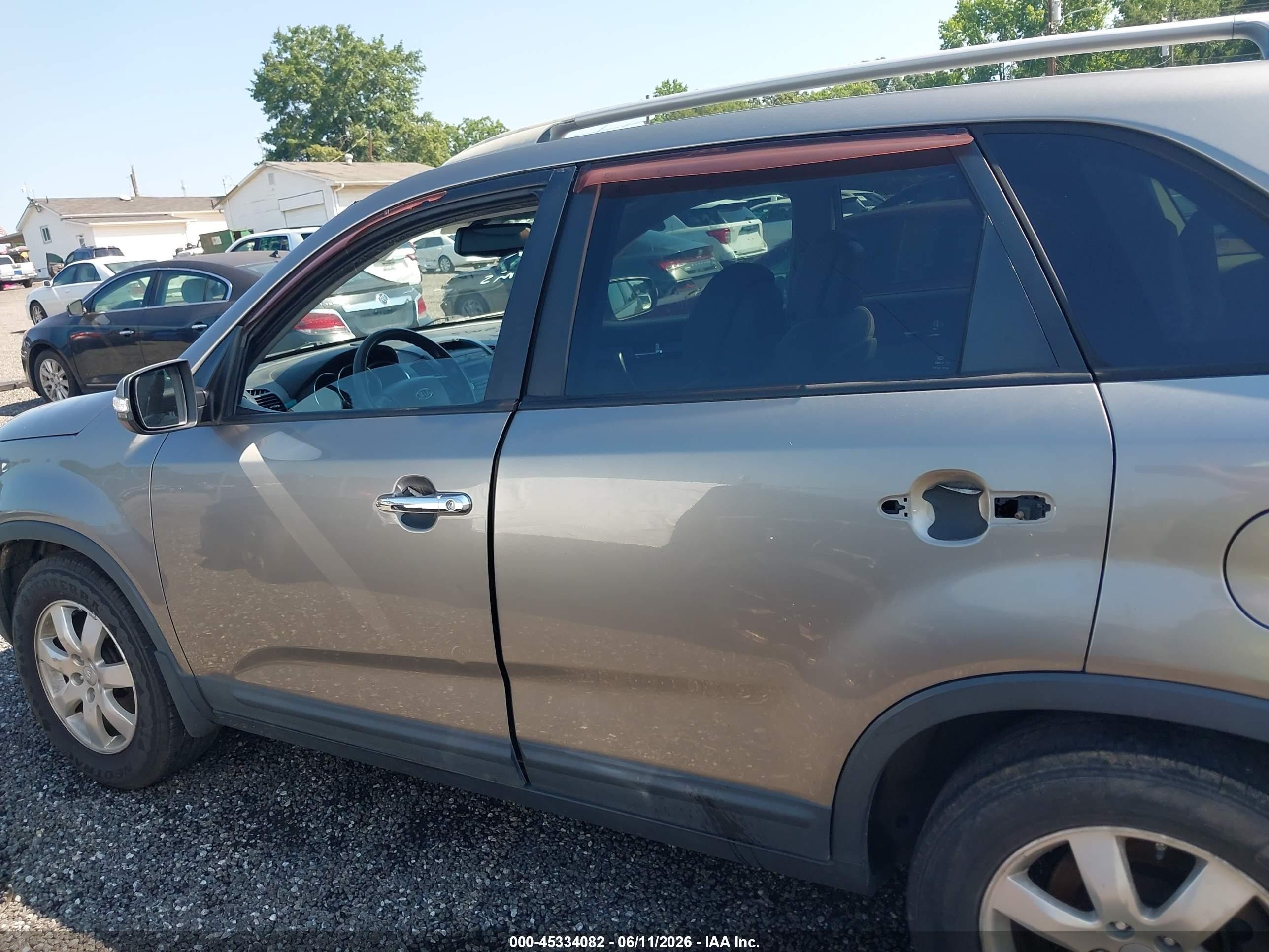 2012 Kia Sorento Lx Gray vin: 5XYKT3A60CG254438