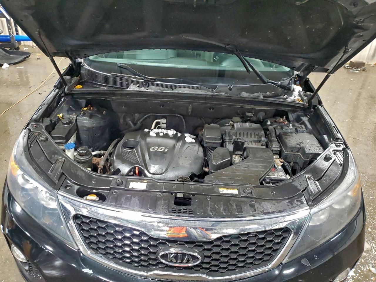 2012 Kia Sorento Lx Black vin: 5XYKT3A60CG268372