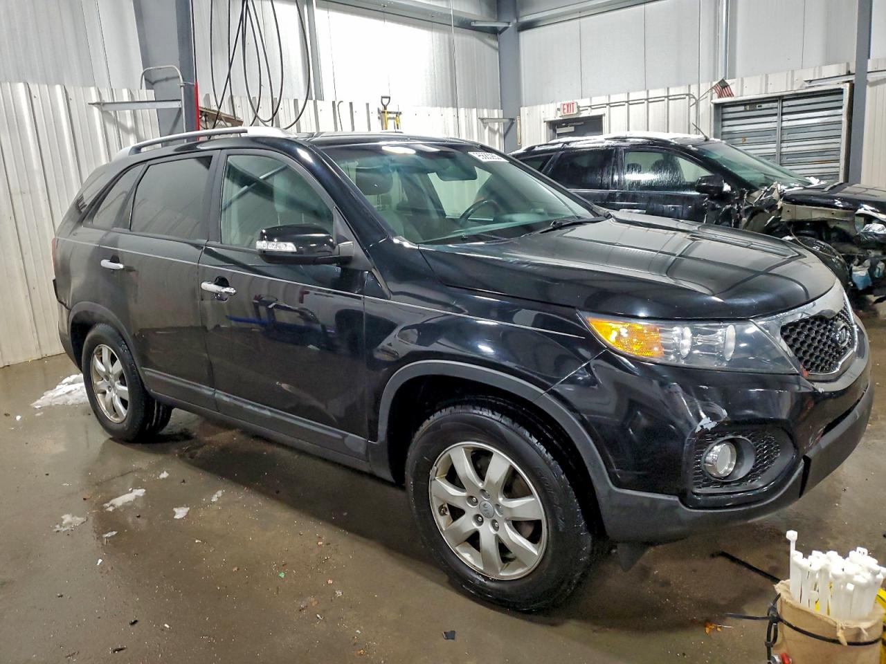 2012 Kia Sorento Lx Black vin: 5XYKT3A60CG268372