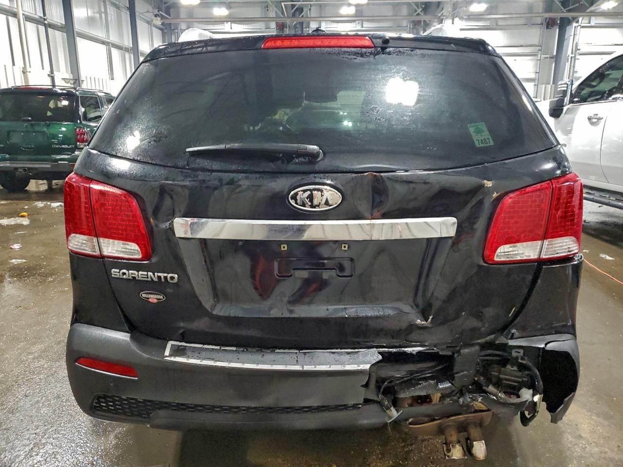 2012 Kia Sorento Lx Black vin: 5XYKT3A60CG268372