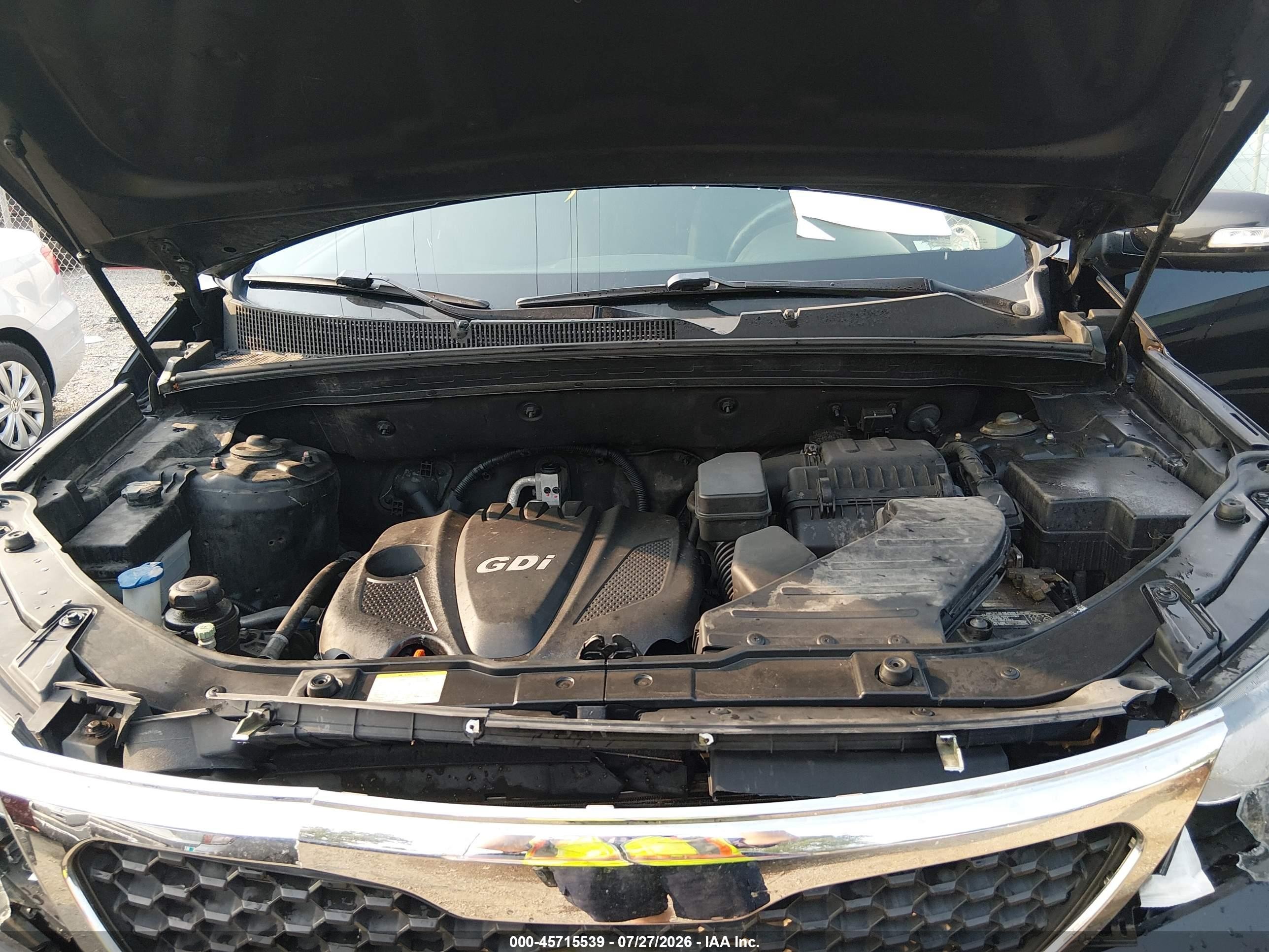 2012 Kia Sorento Lx Черный vin: 5XYKT3A60CG303475