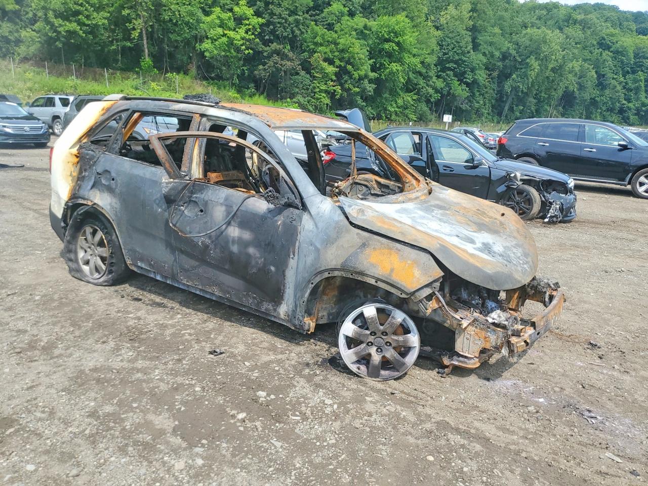 2012 Kia Sorento Lx Burn vin: 5XYKT3A60CG309048