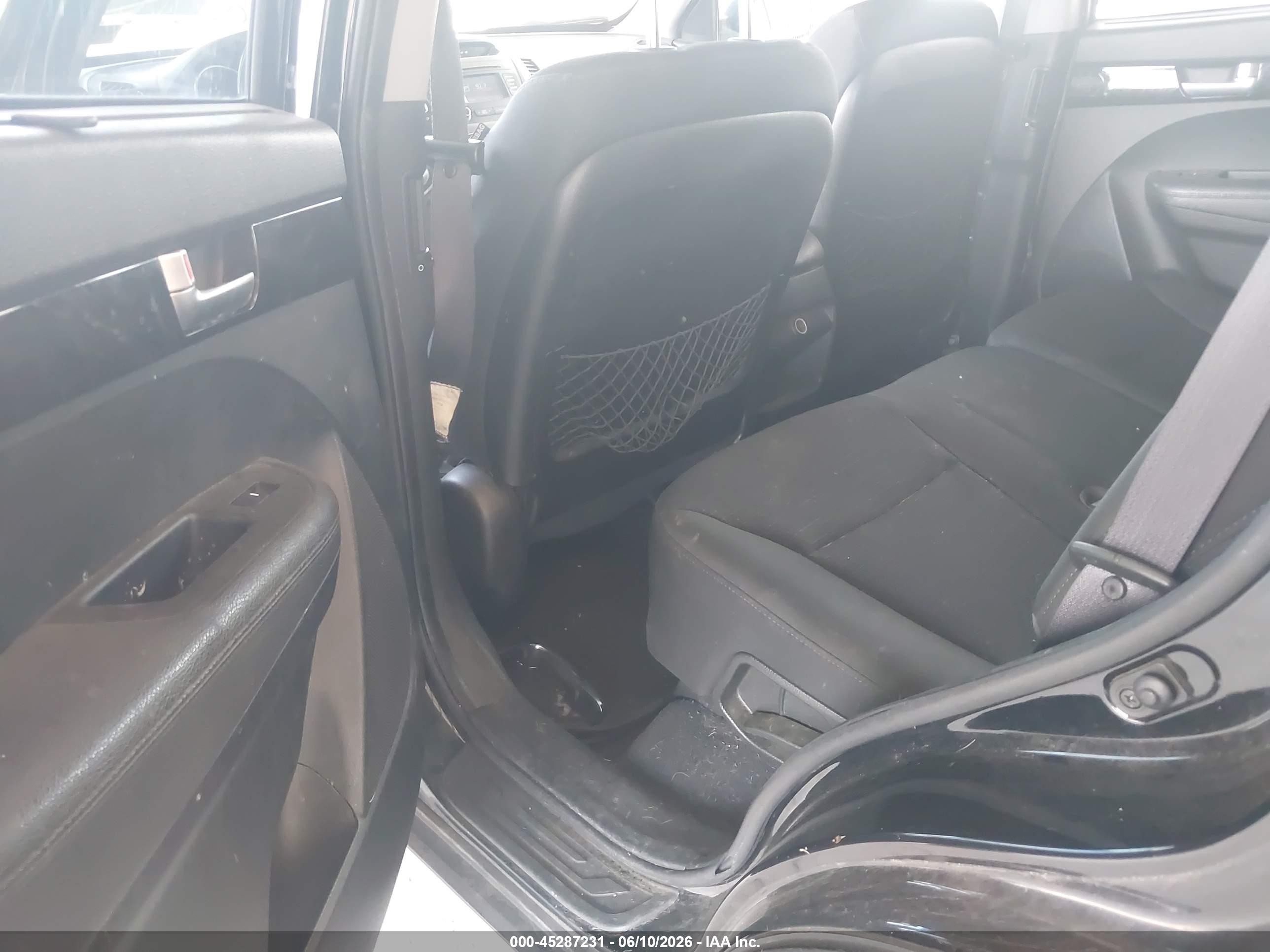 2014 Kia Sorento Lx Black vin: 5XYKT3A60EG432058