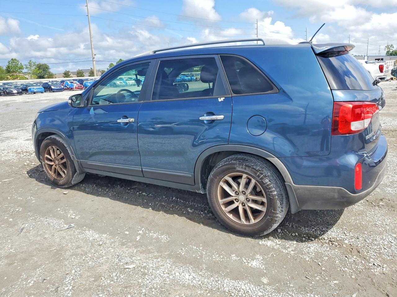2014 Kia Sorento Lx Blue vin: 5XYKT3A60EG437535