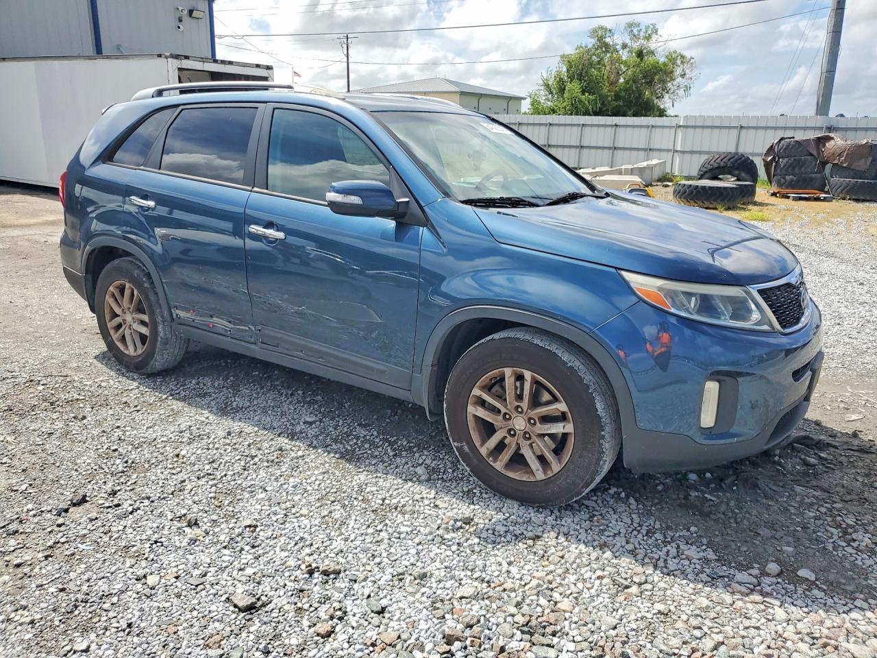 2014 Kia Sorento Lx Blue vin: 5XYKT3A60EG437535