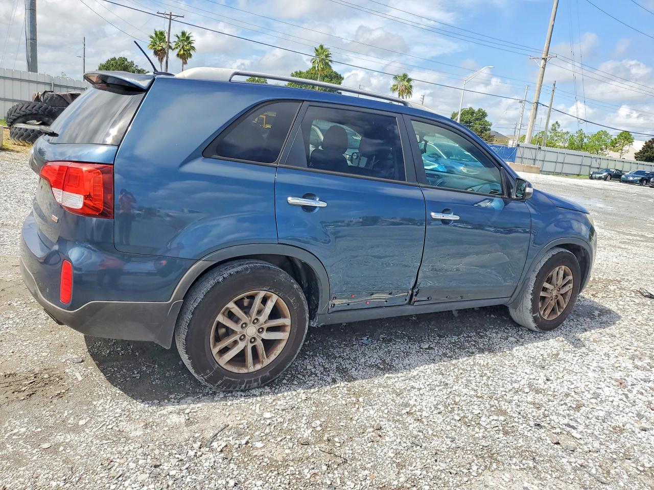 2014 Kia Sorento Lx Blue vin: 5XYKT3A60EG437535