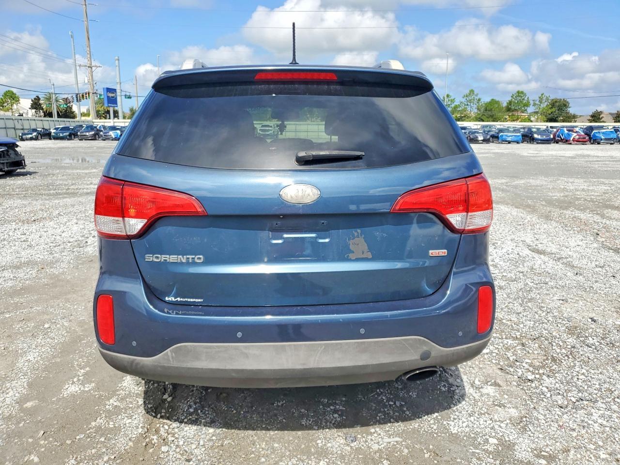 2014 Kia Sorento Lx Blue vin: 5XYKT3A60EG437535
