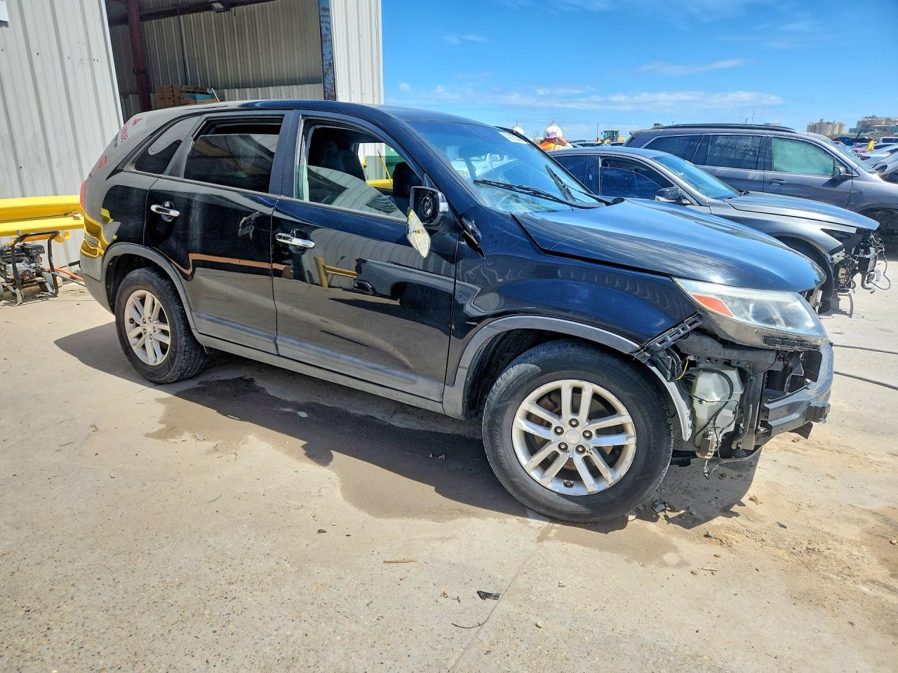 2014 Kia Sorento Lx Черный vin: 5XYKT3A60EG444677