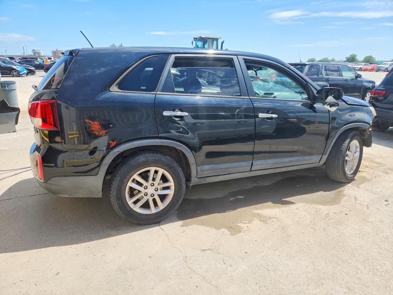 2014 Kia Sorento Lx Черный vin: 5XYKT3A60EG444677