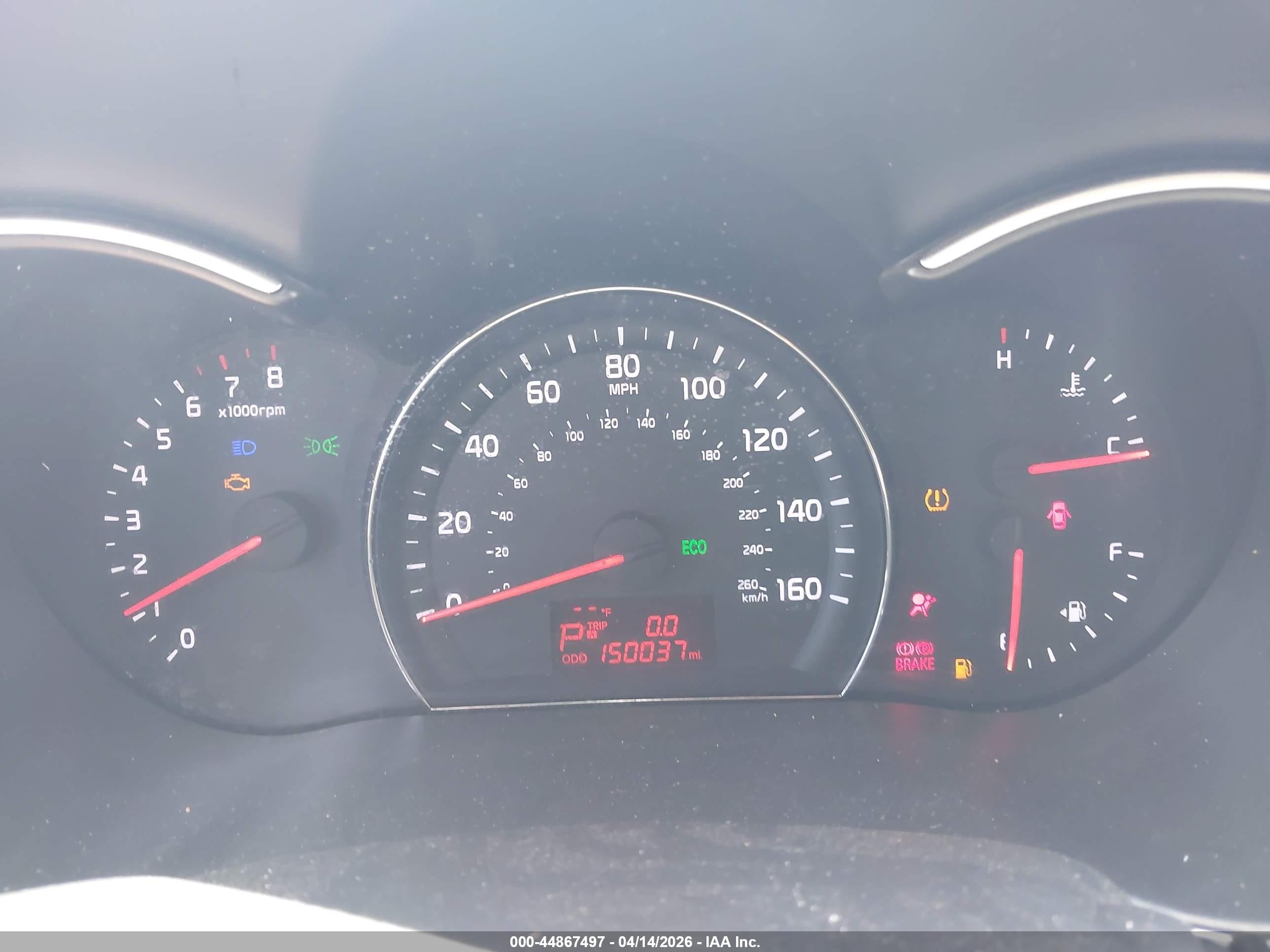 2014 Kia Sorento Lx Фиолетовый vin: 5XYKT3A60EG473094