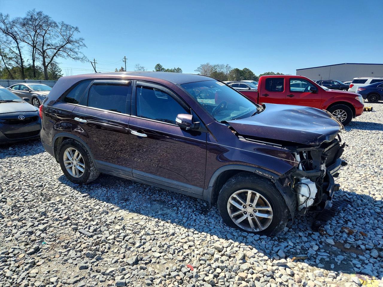 2014 Kia Sorento Burgundy vin: 5XYKT3A60EG482281
