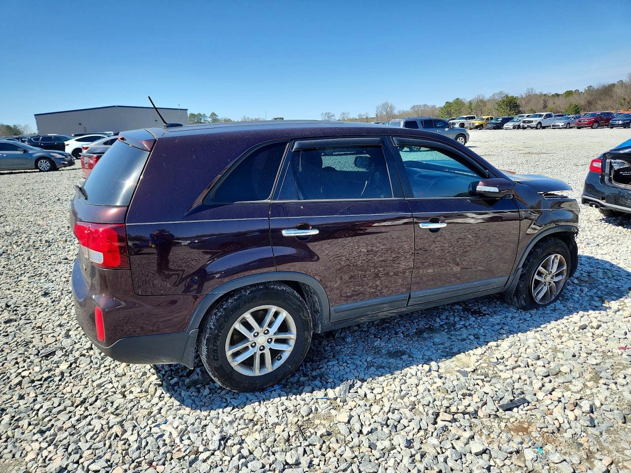2014 Kia Sorento Burgundy vin: 5XYKT3A60EG482281