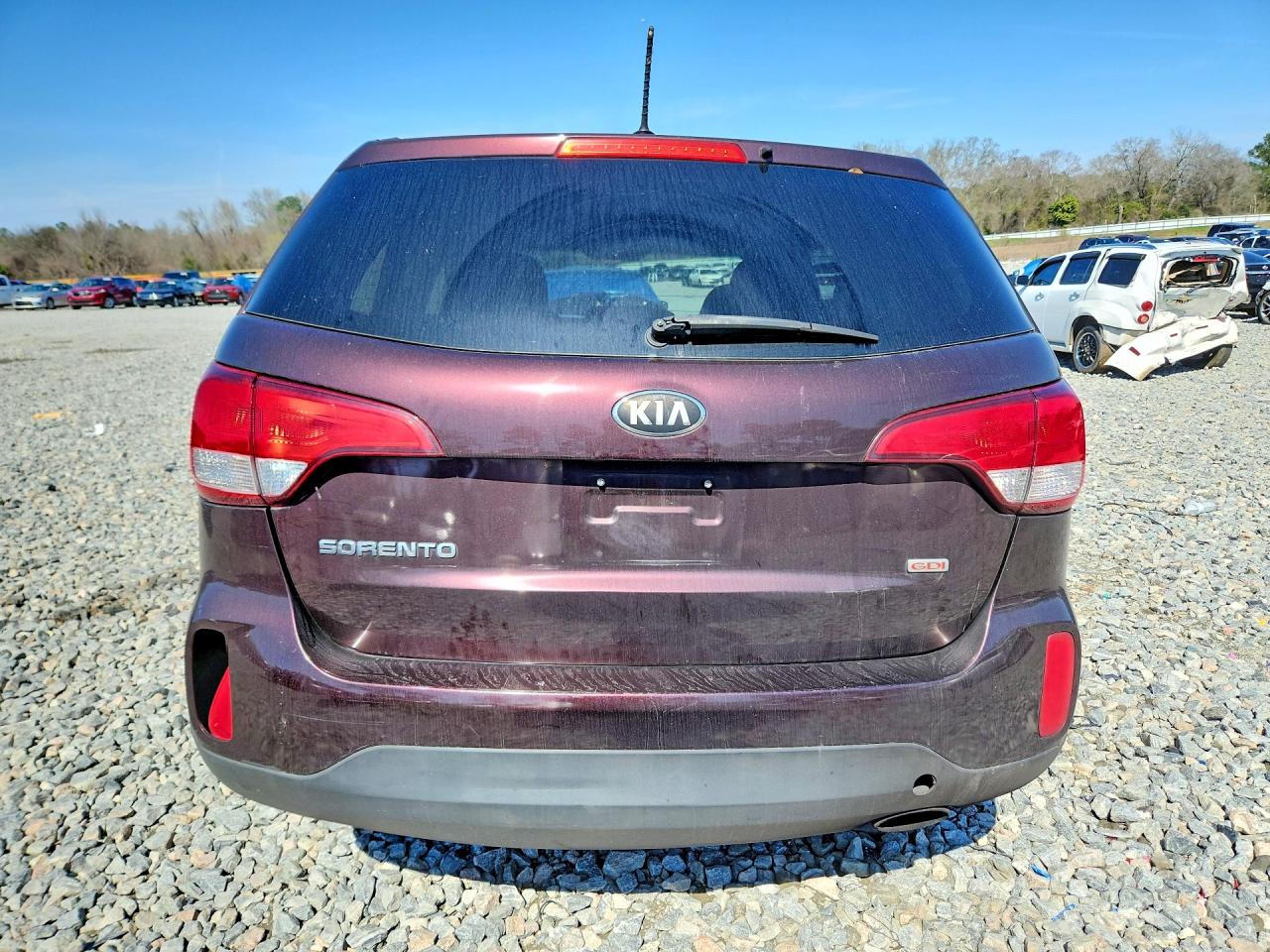 2014 Kia Sorento Burgundy vin: 5XYKT3A60EG482281