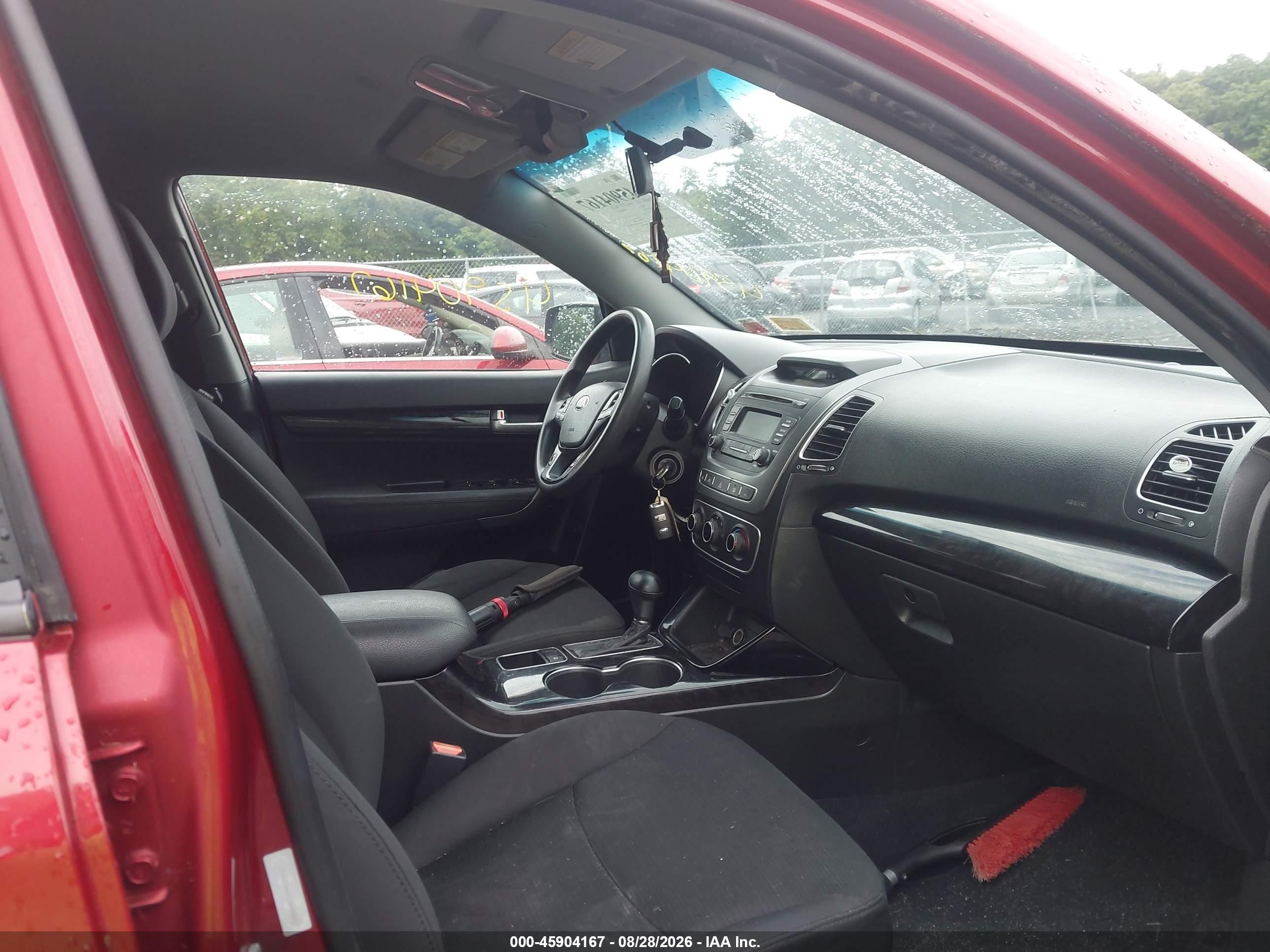 2014 Kia Sorento Lx Red vin: 5XYKT3A60EG486847